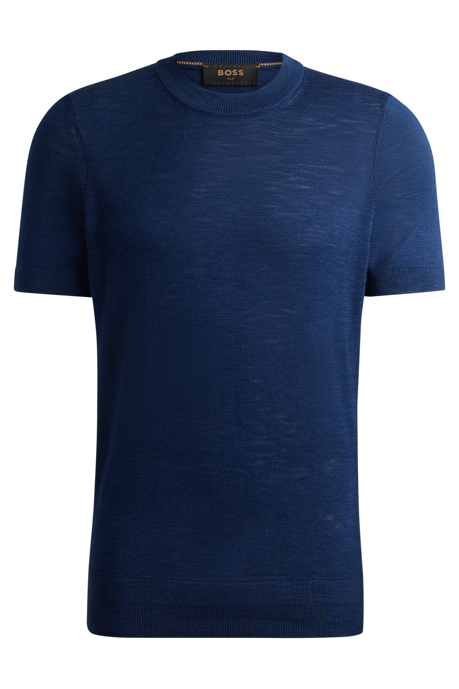 BOSS Short-Sleeved Tussah Silk Sweater L-Teodoro