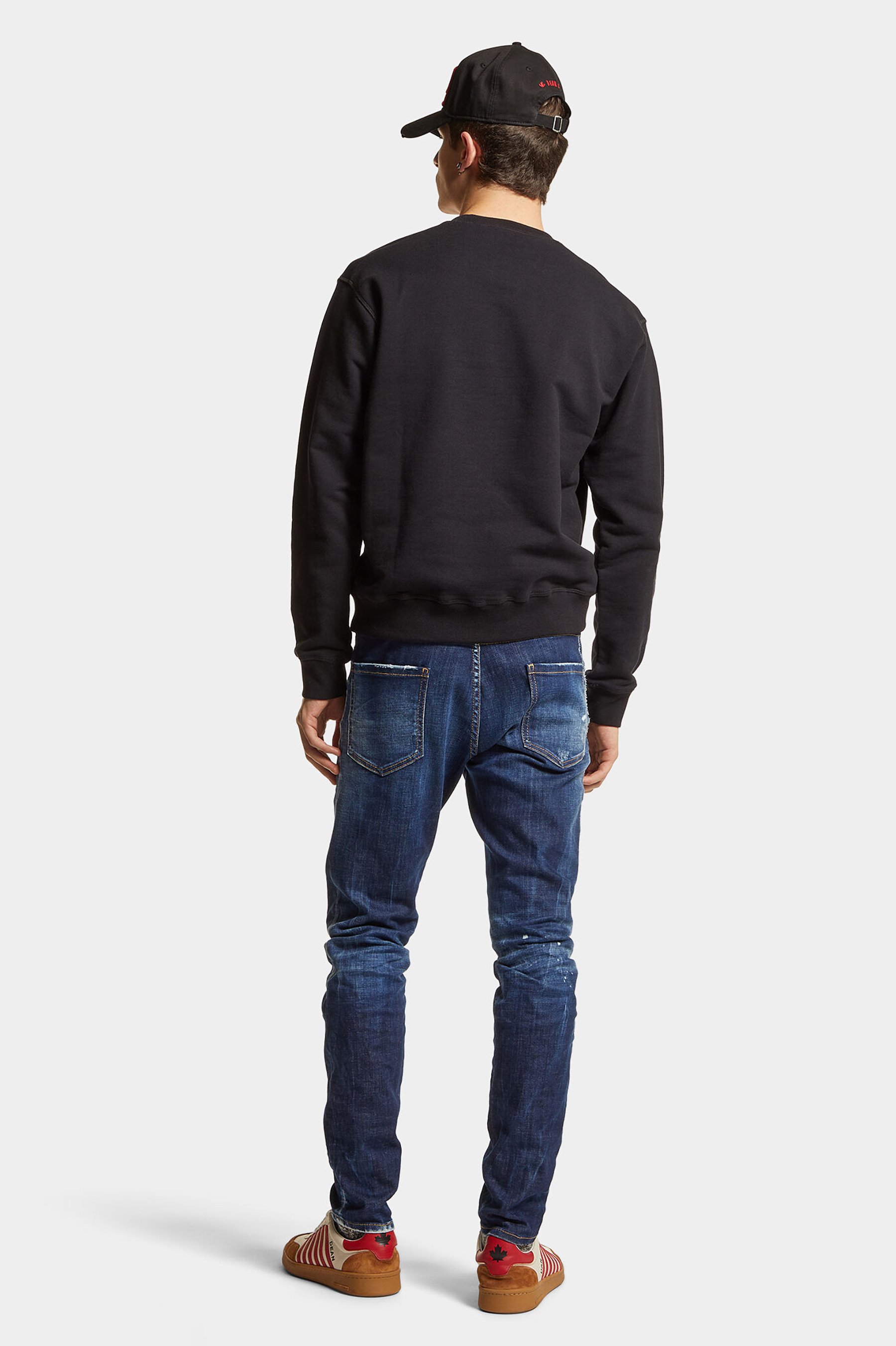 DSQUARED2 Dark CB Wash Cotton Stretch Denim Cool Guy Jeans