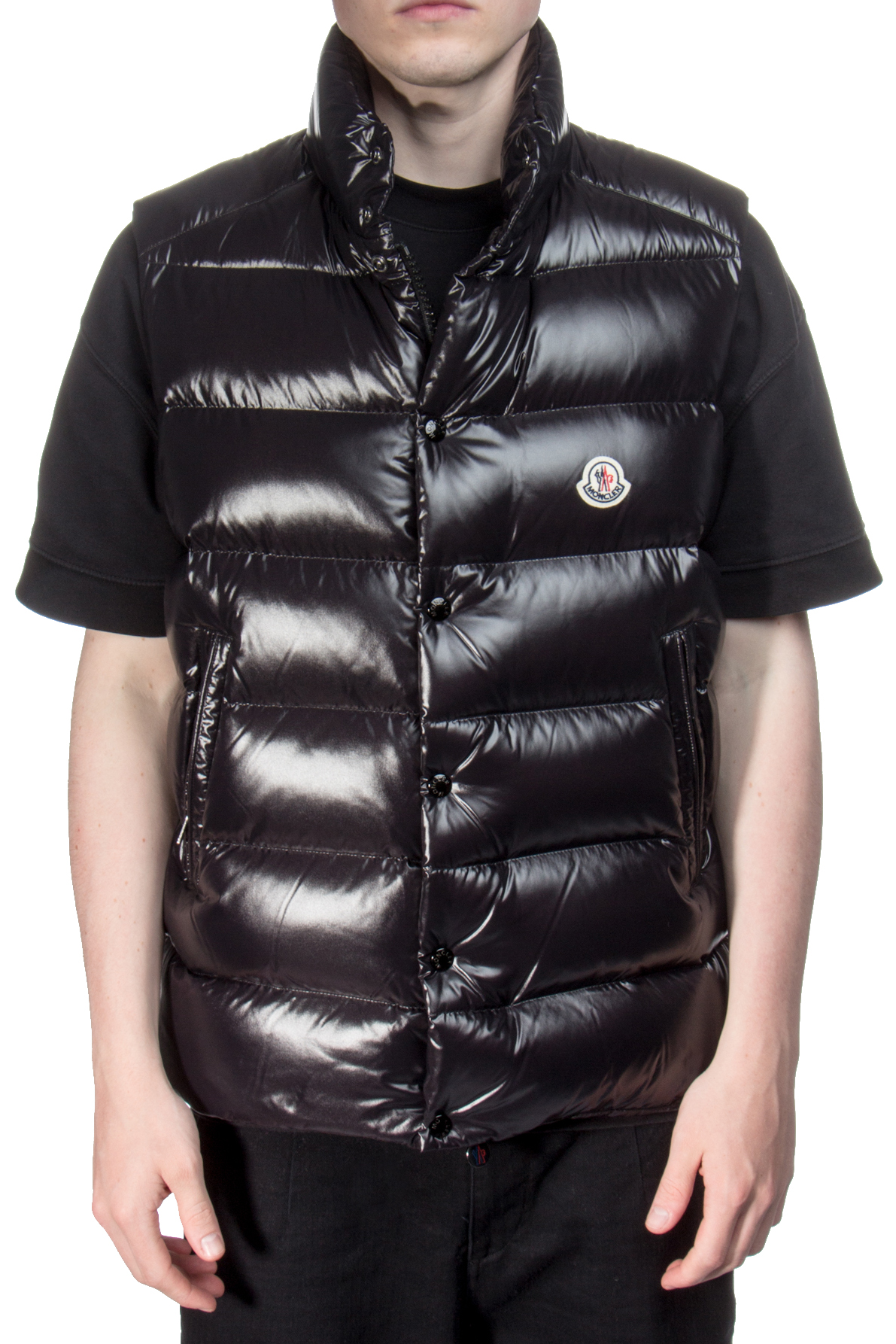 MONCLER Tibb Nylon Laqué Down Vest