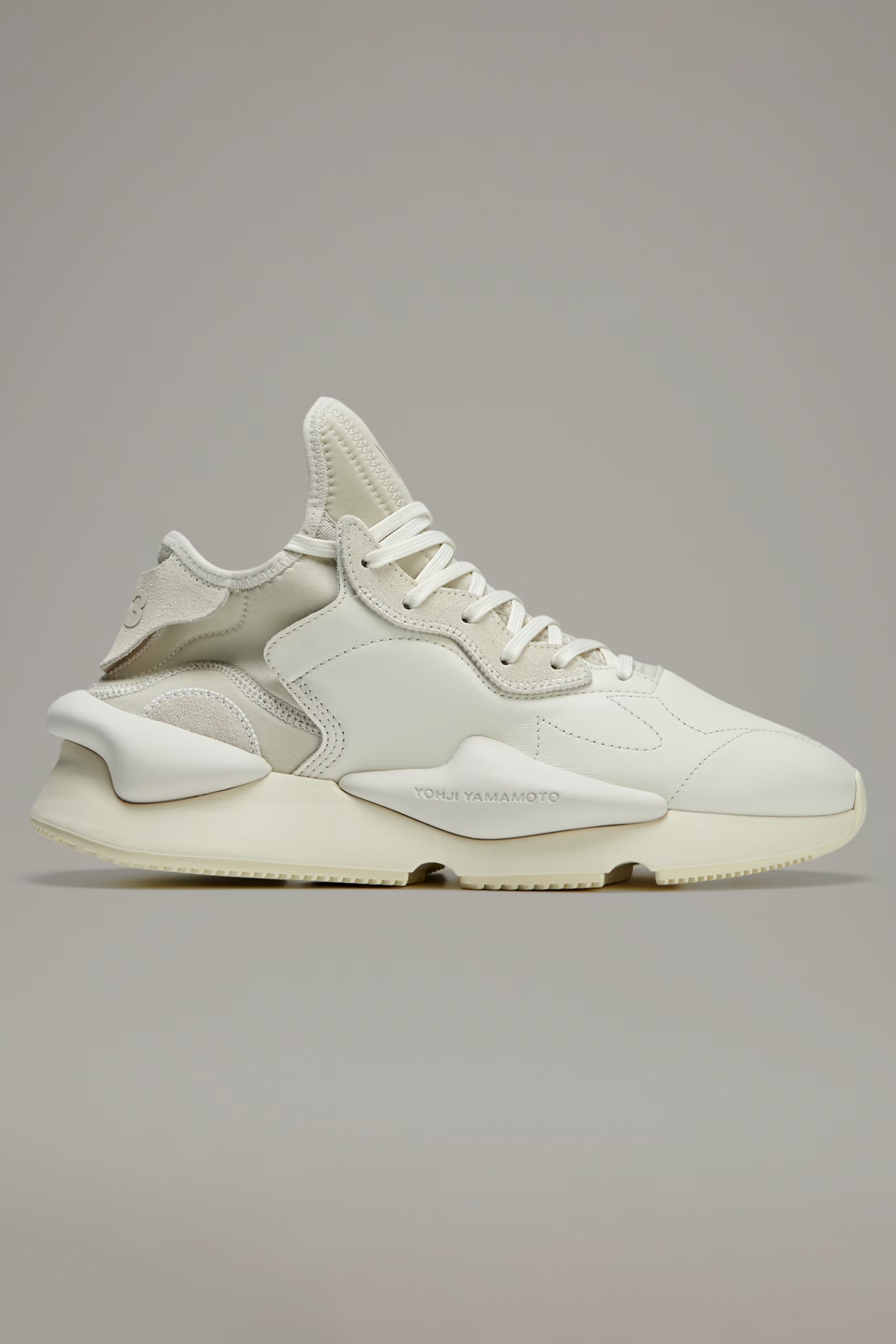 Y-3 Leather & Neoprene Sneakers Kaiwa