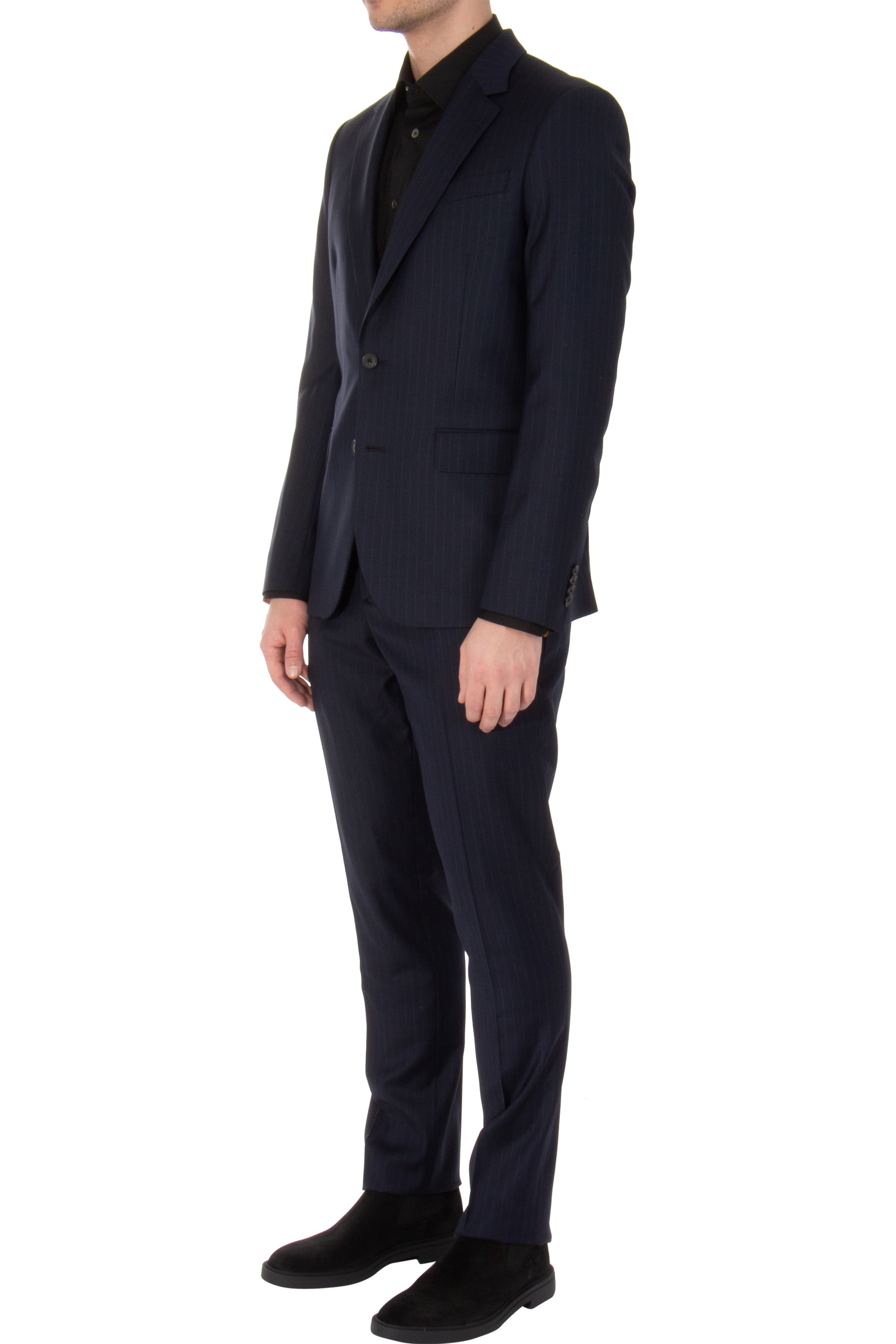 PAUL SMITH Striped Tailored Fit Wool Suit 