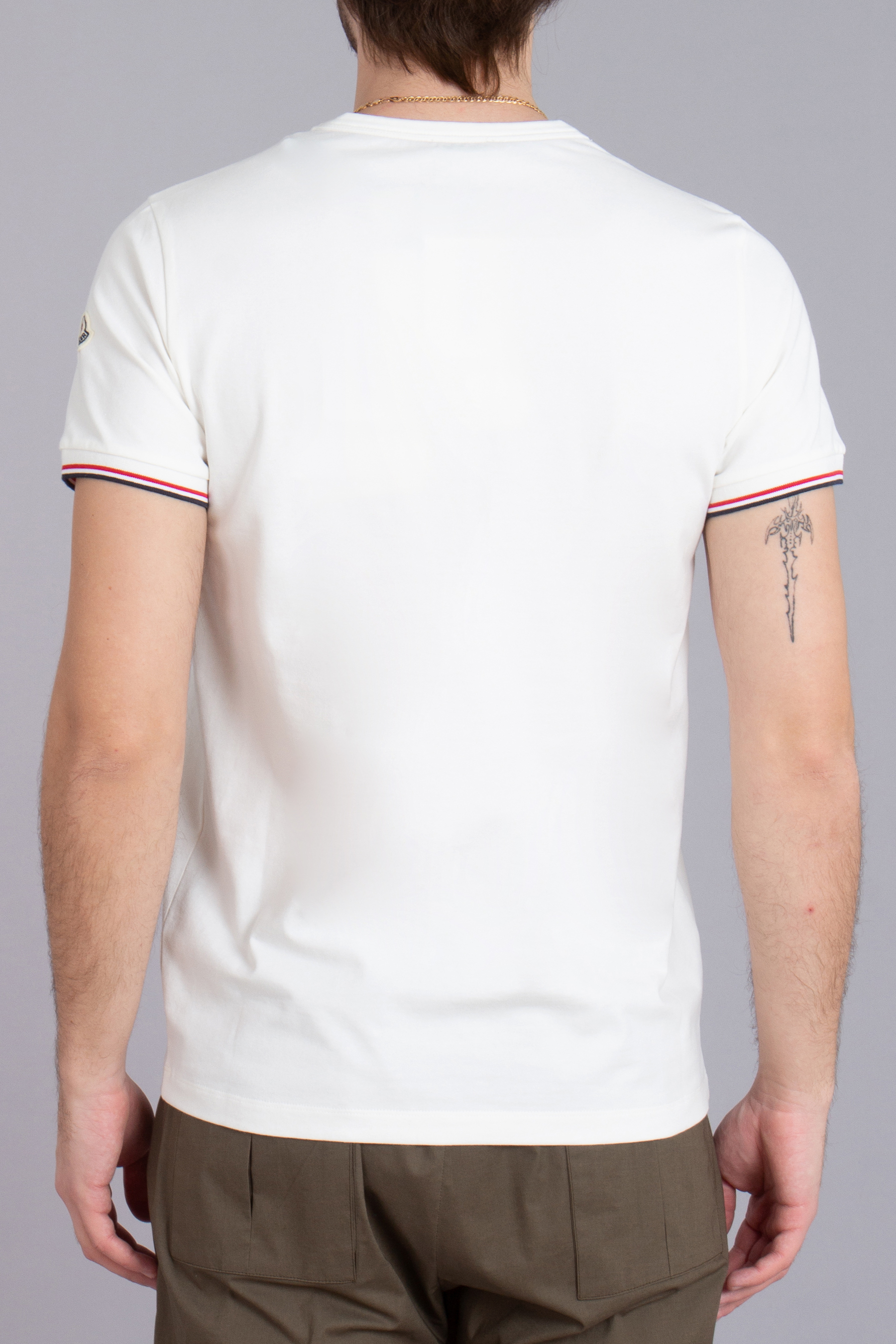 MONCLER Slim Fit Stretch Cotton Jersey T-Shirt