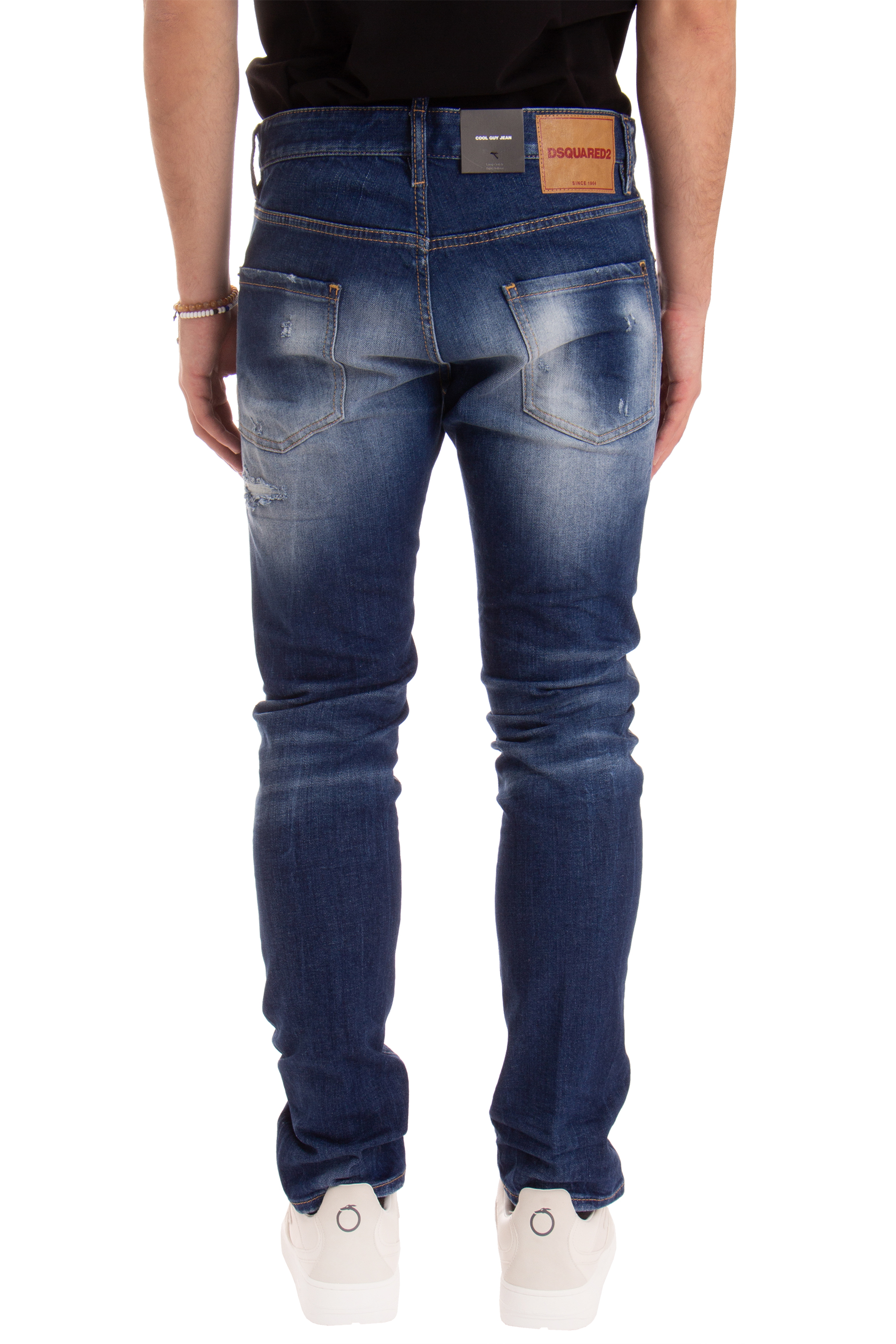 DSQUARED2 Ripped Used Wash Cool Guy Jeans