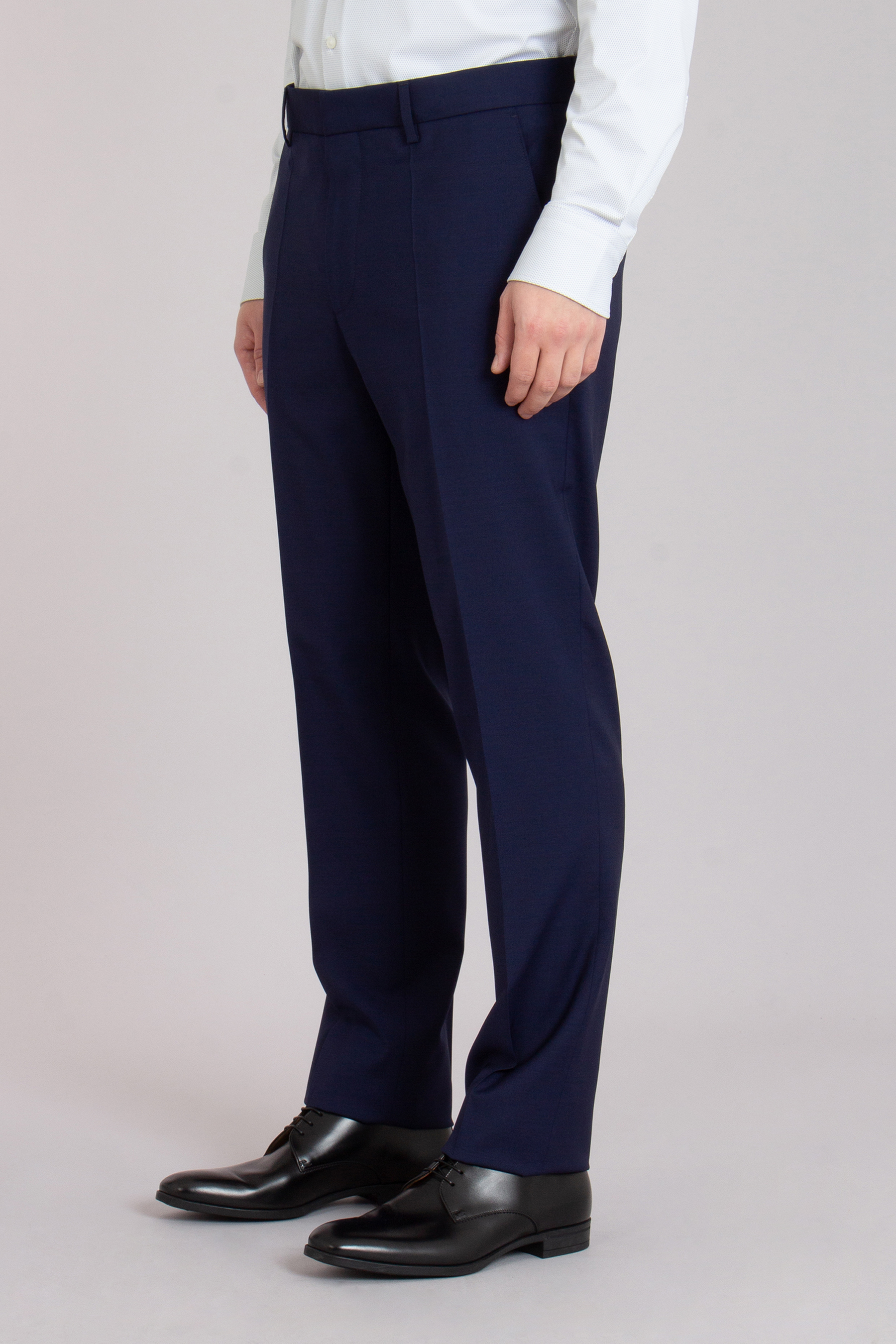 BOSS Regular Fit Natural Bi-Stretch Wool Suit Pants H-Lenon