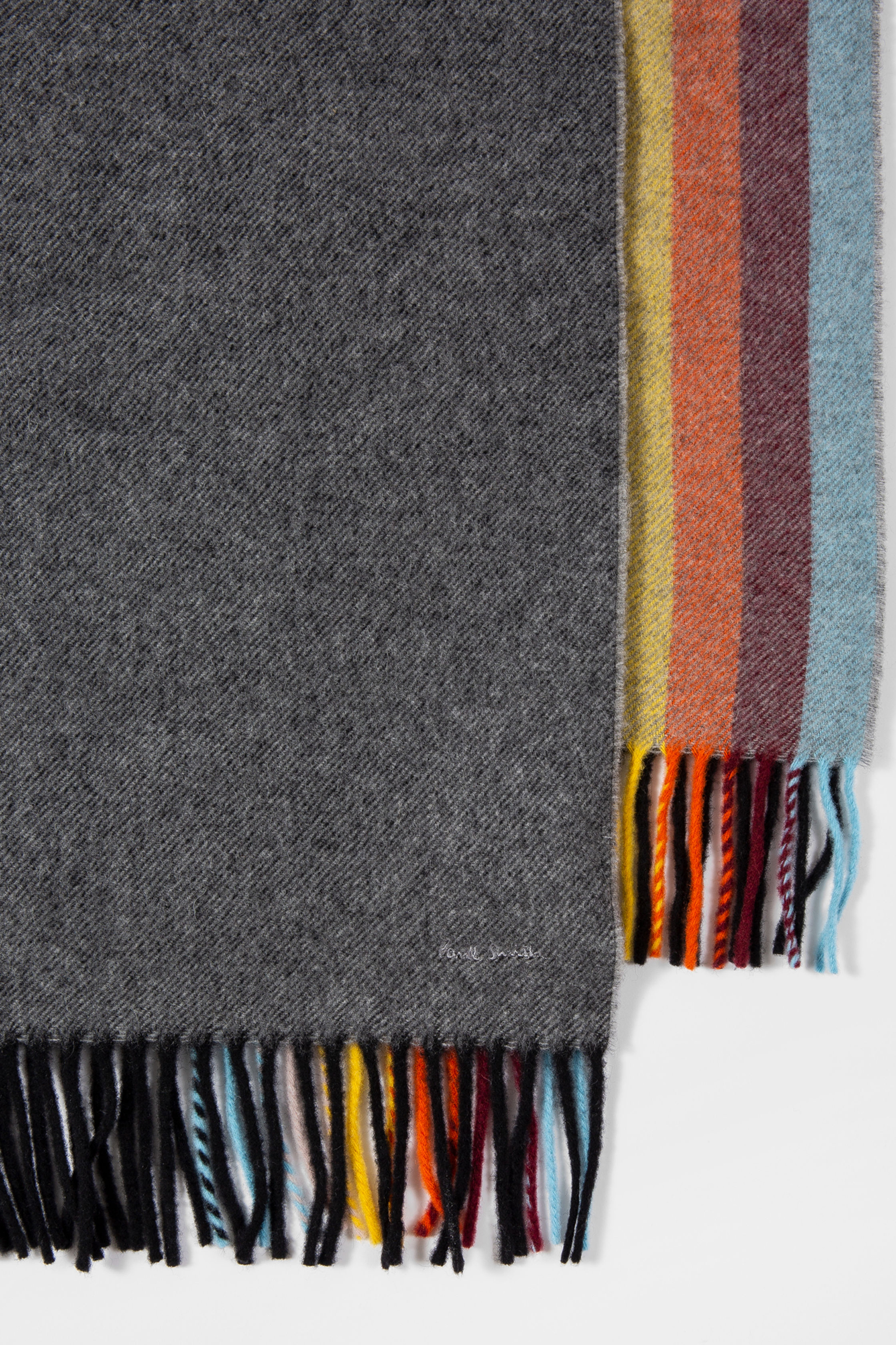 PAUL SMITH  'Artist Stripe' Wool-Cashmere Blanket