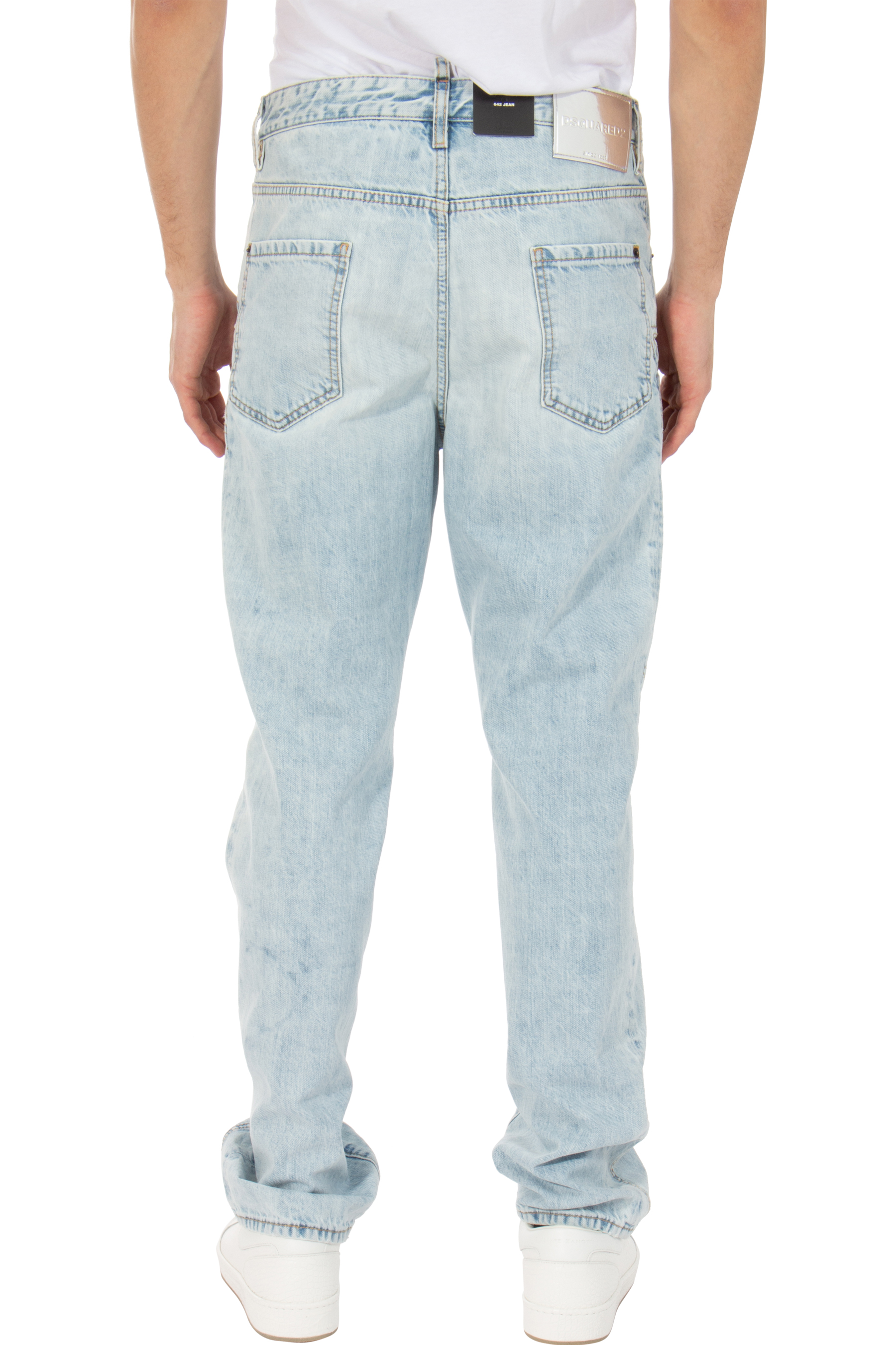 DSQUARED2 Star Stitch Cotton Denim 642 Jeans