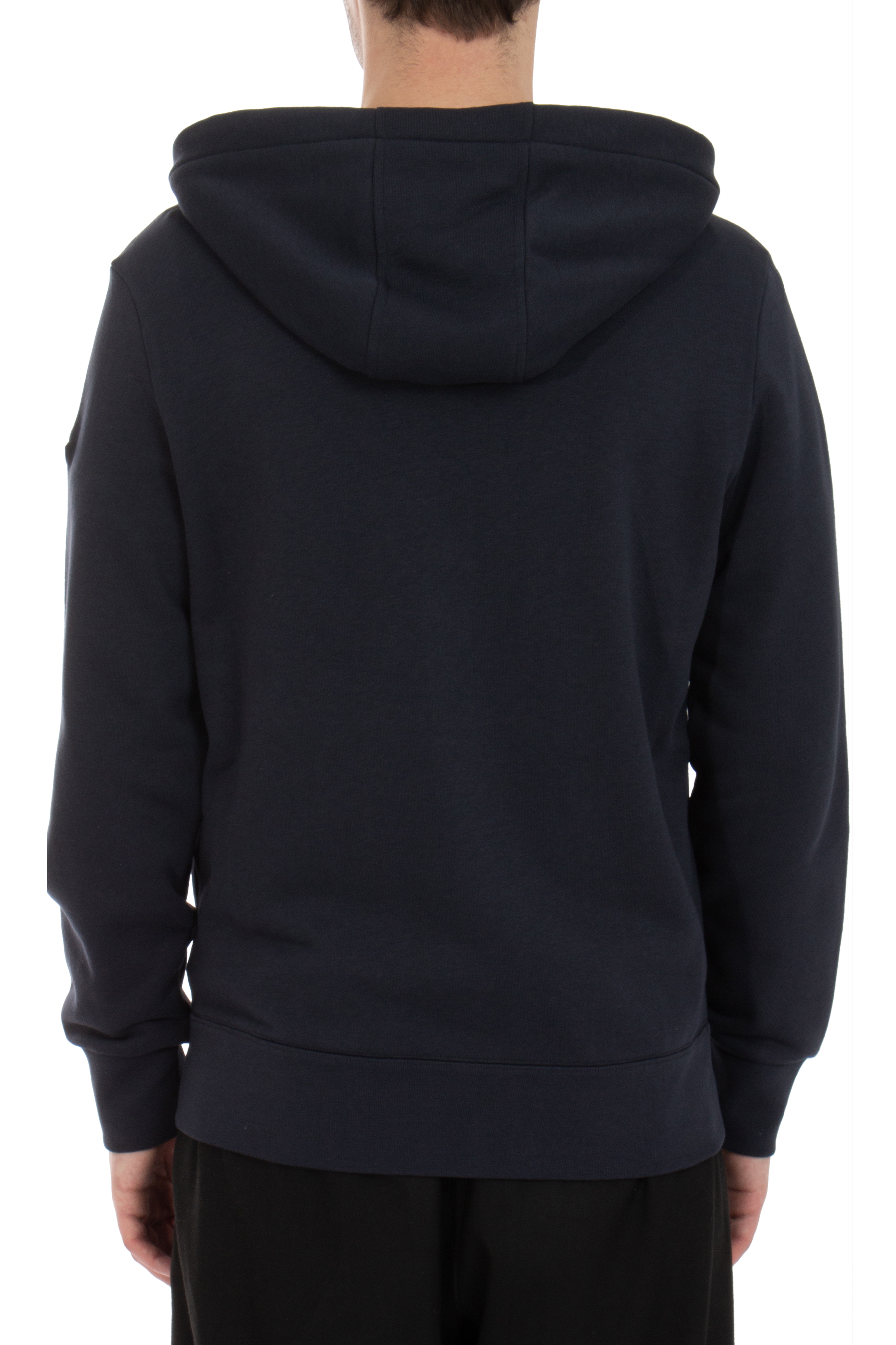 MONCLER Cotton Blend Fleece Zip Hoodie