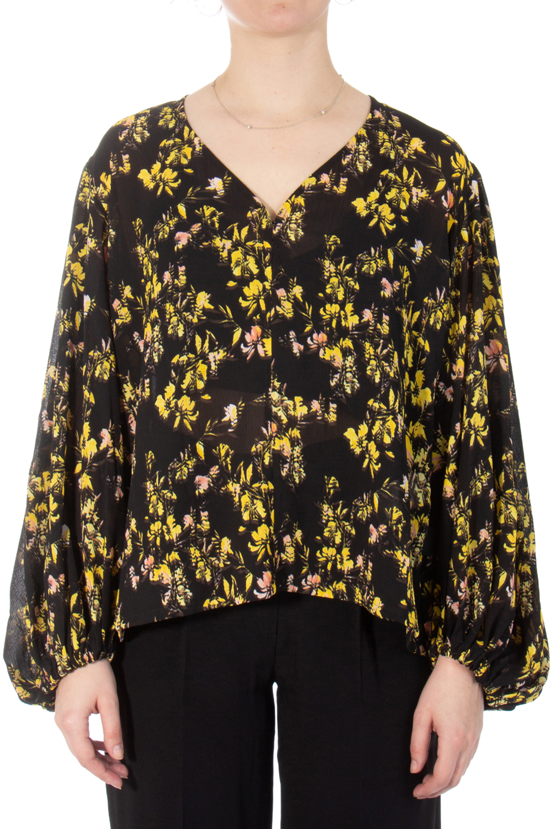 HUGO Printed Synthetic Blouse Carmelara 