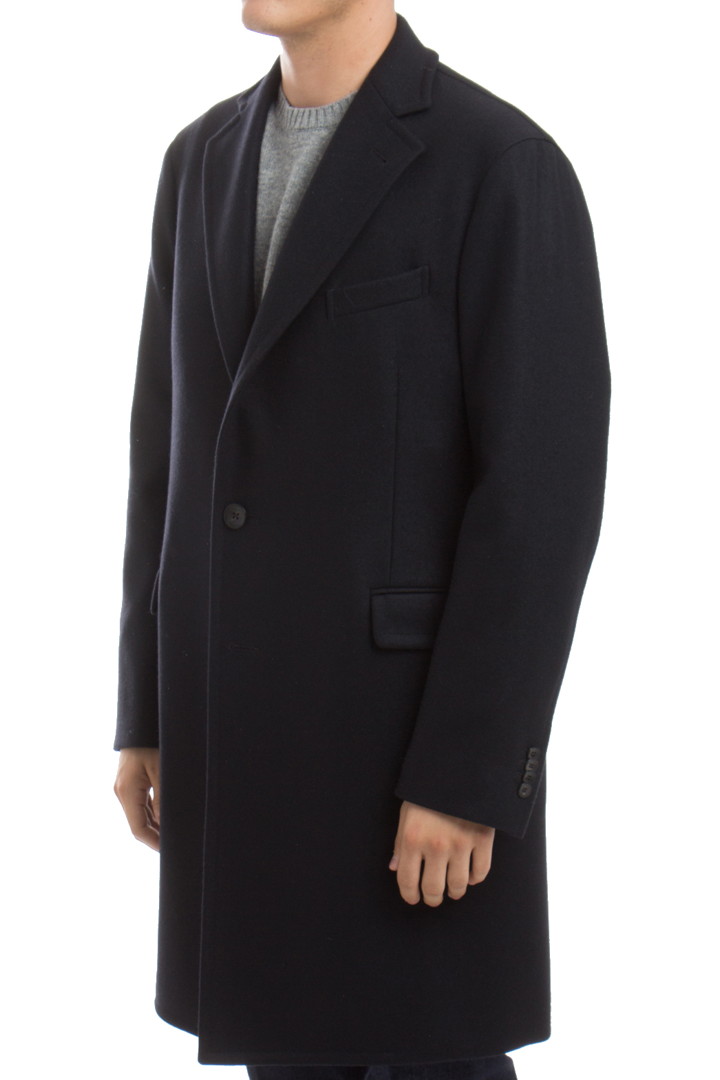 BOGLIOLI Single Breasted Wool Coat