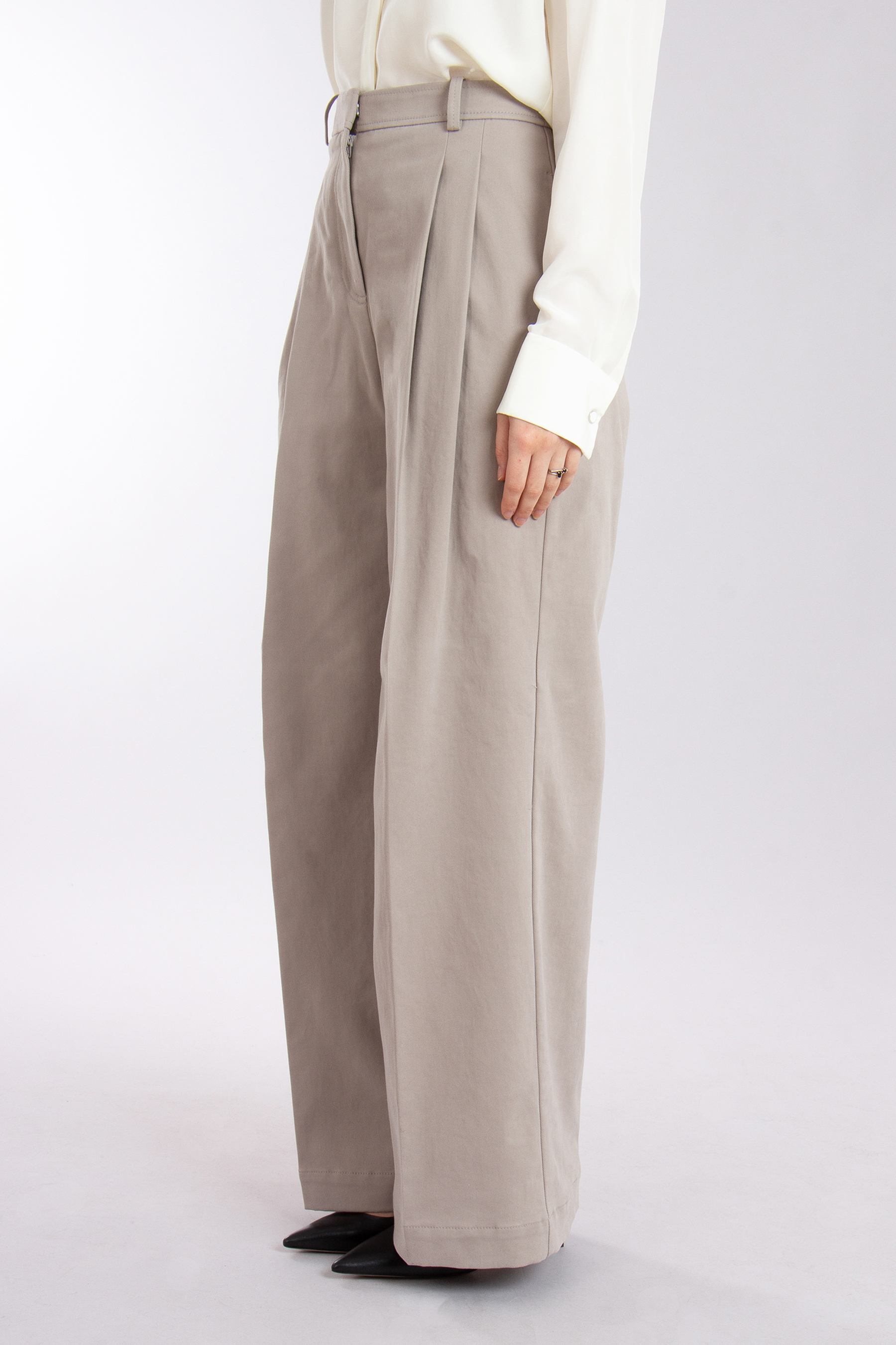 BOSS Relaxed Fitt Cotton Stretch Twill Pants Tiana