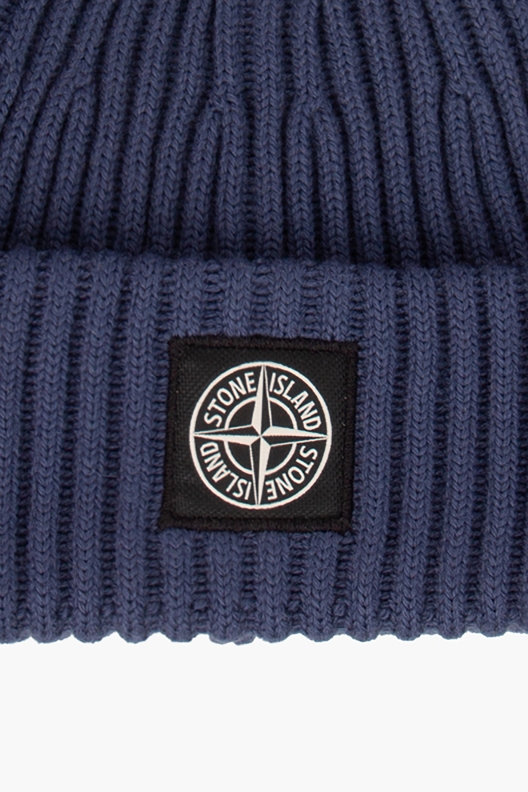 STONE ISLAND Full Rib Wool Beanie 