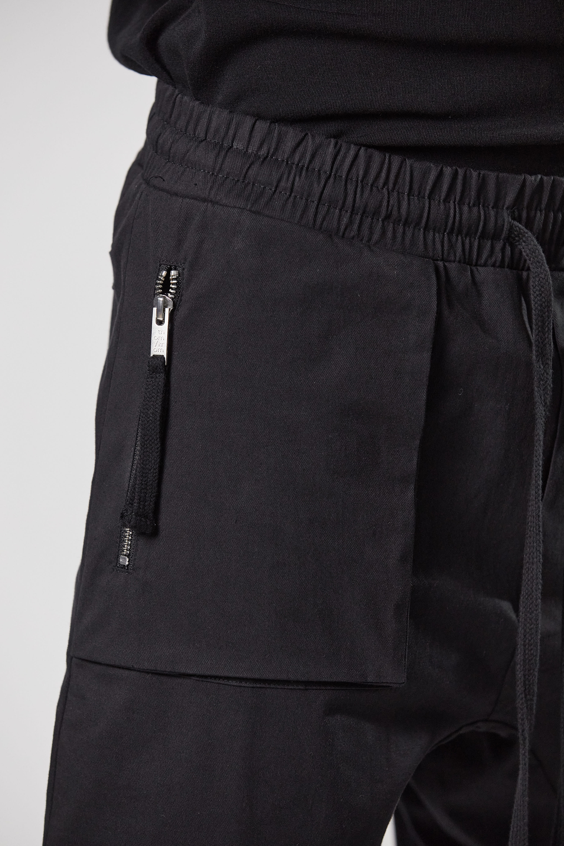 THOM KROM Woven Cotton Stretch Cargo Pants