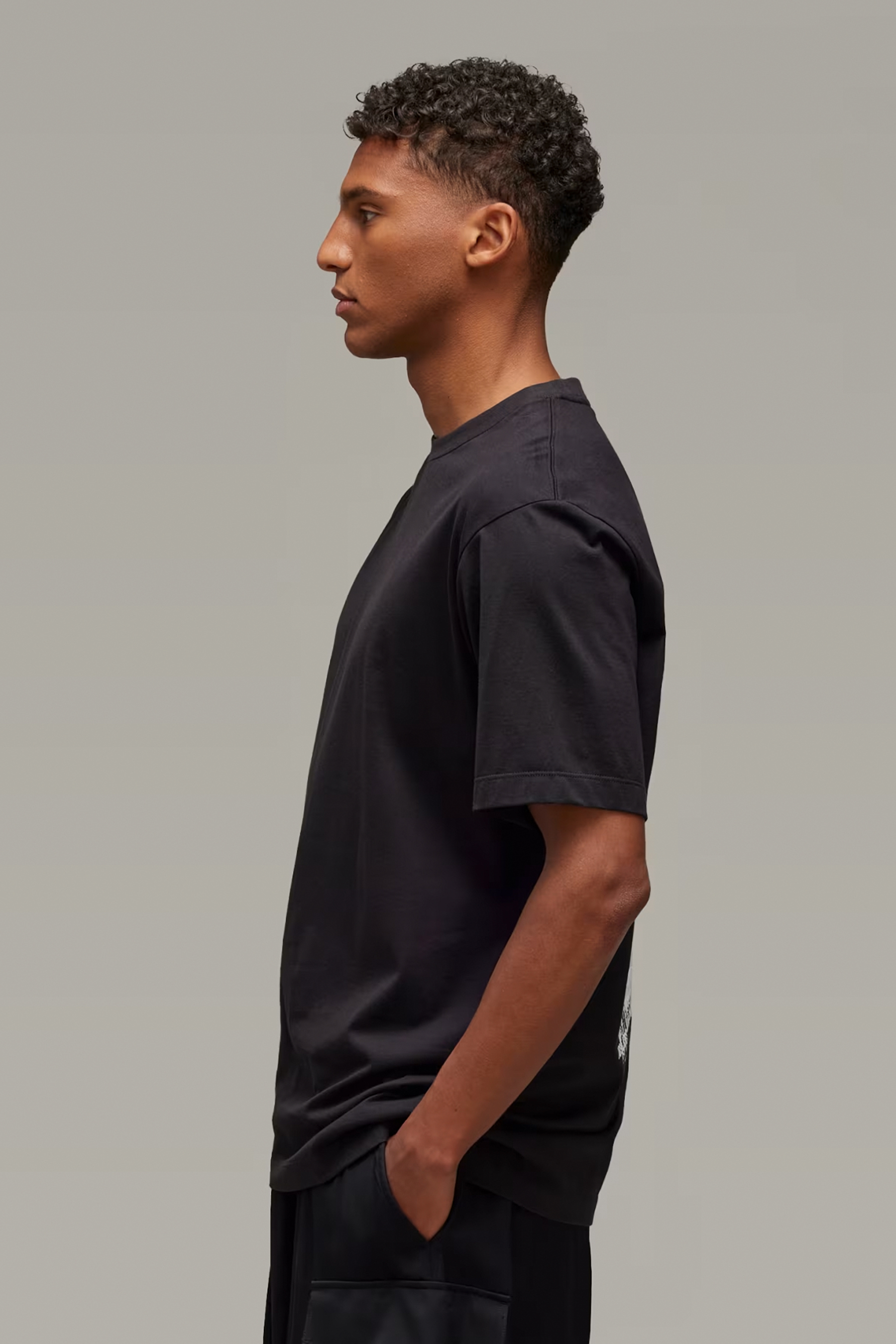 Y-3 U Graphic Print Cotton Jersey T-Shirt