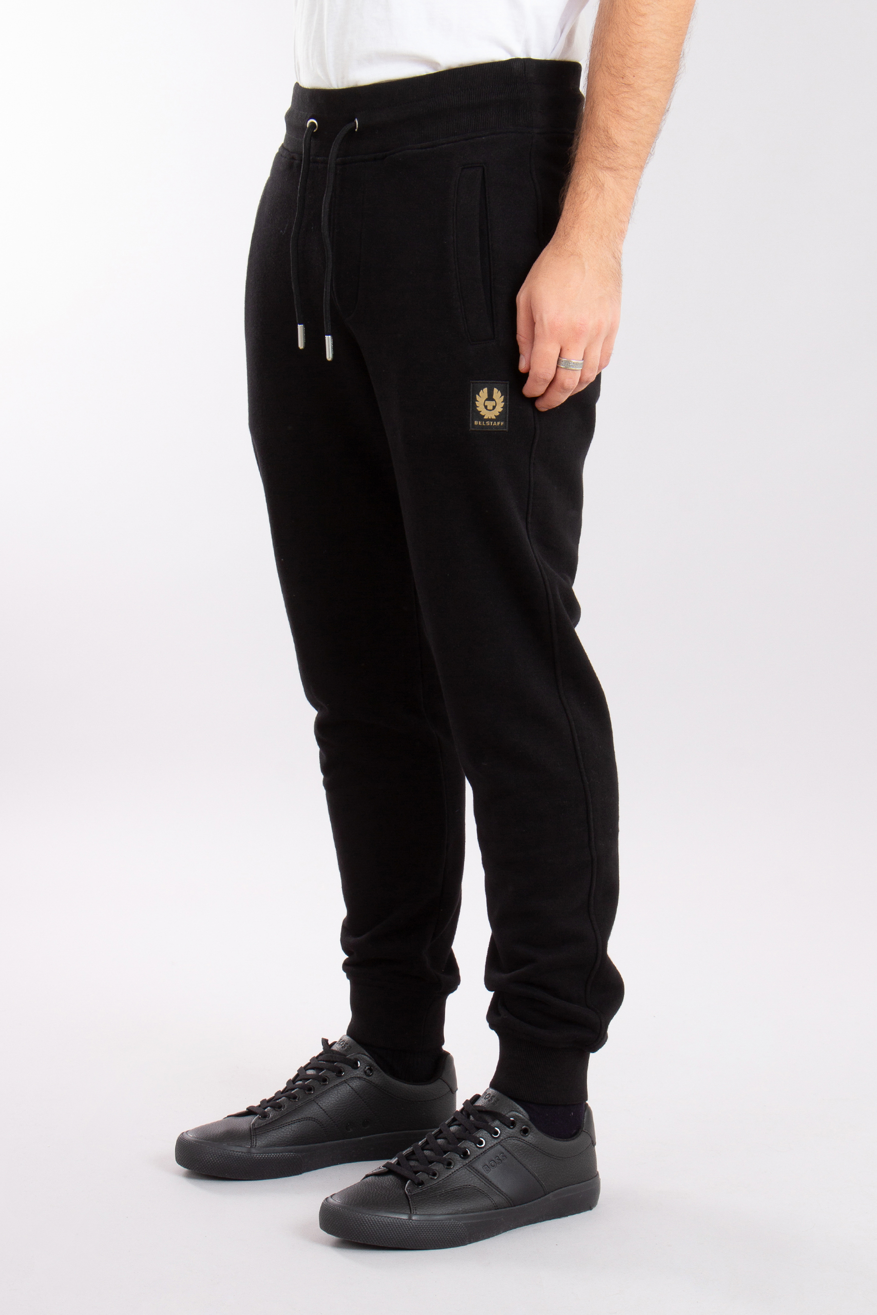 BELSTAFF Loopback Cotton Fleece Sweatpants