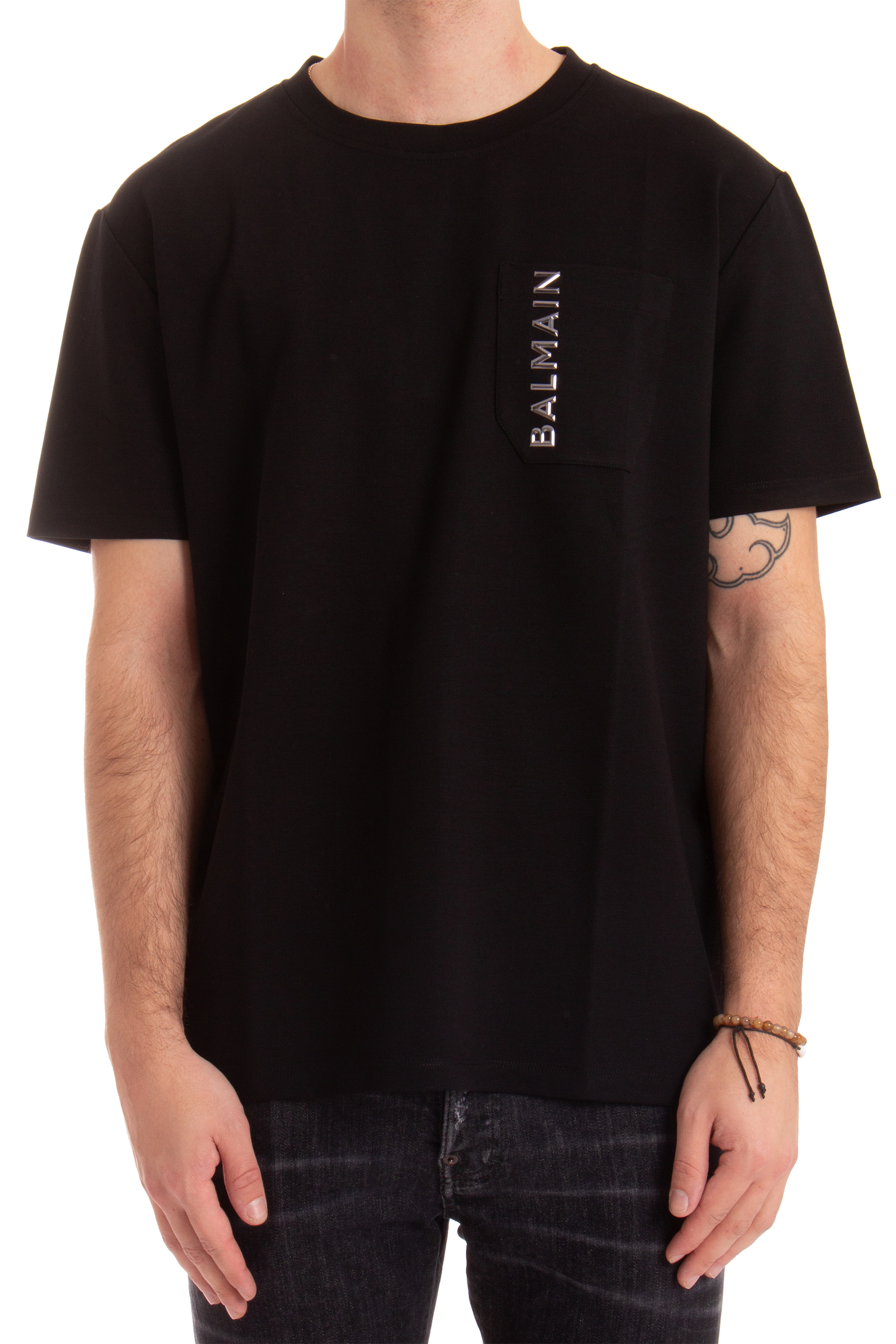 BALMAIN Organic Viscose Blend T-Shirt