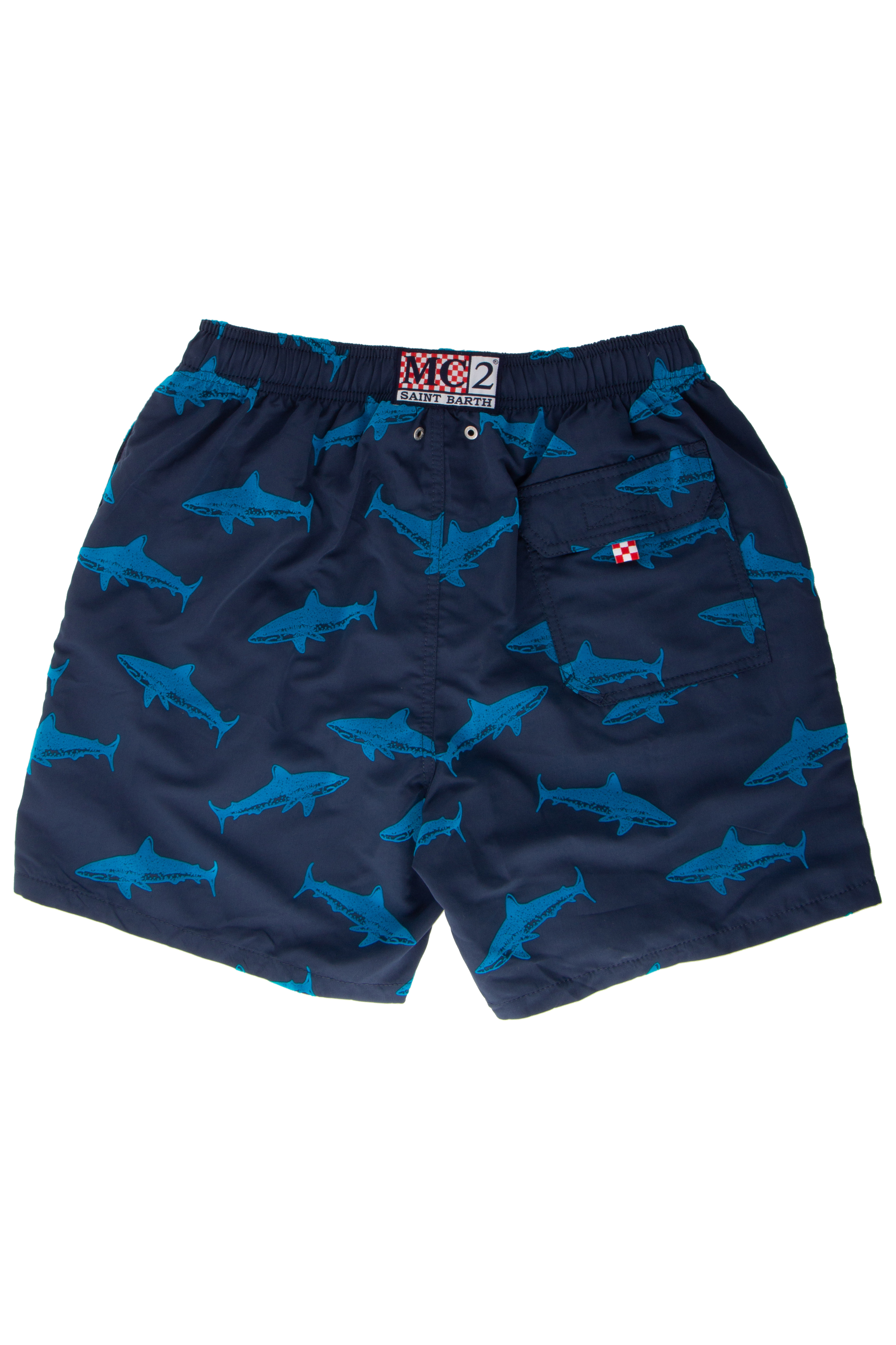 MC 2 SAINT BARTH Printed Swim Shorts Gustavia Velvet 