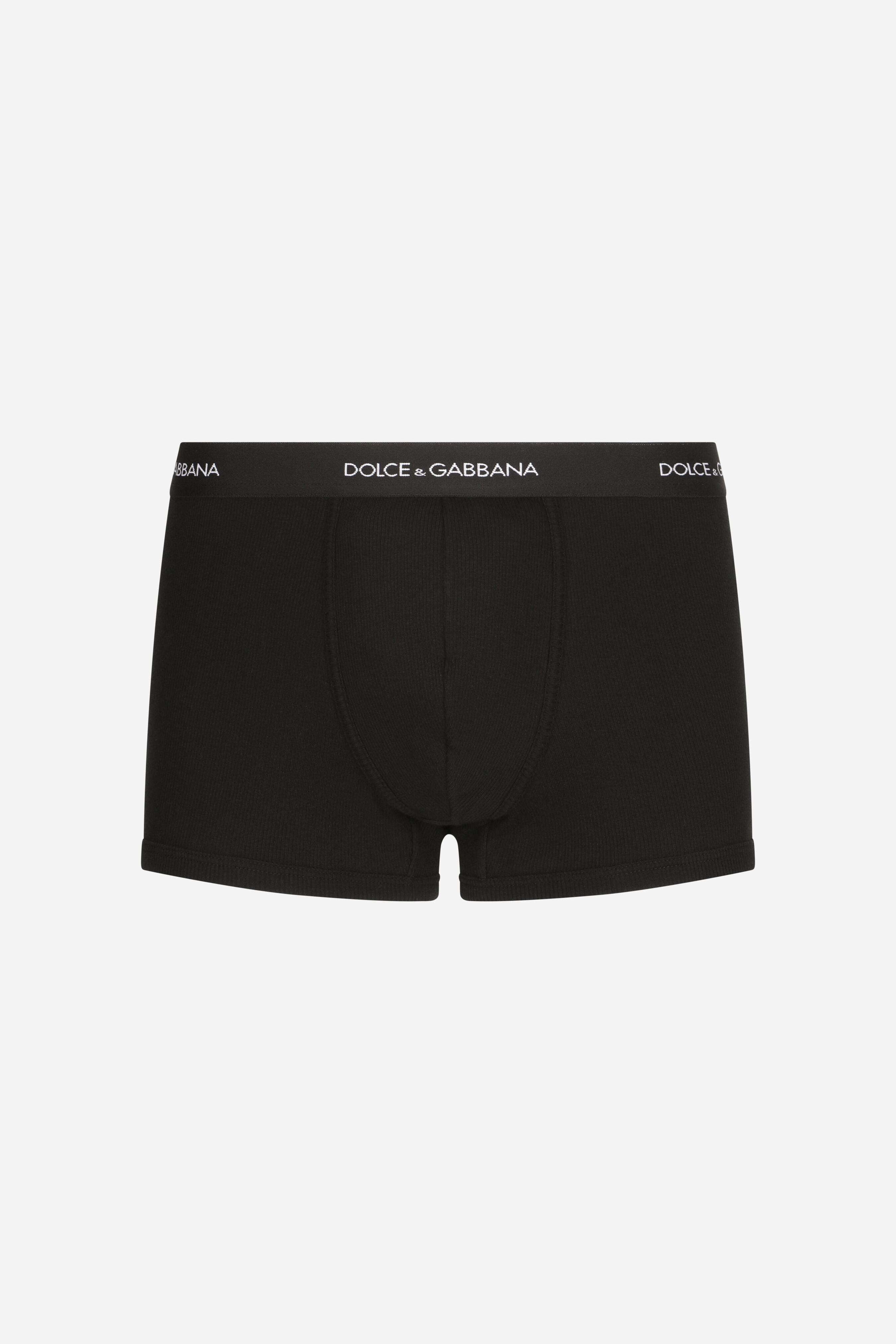 DOLCE & GABBANA Ribbed Cotton Boxer Brief