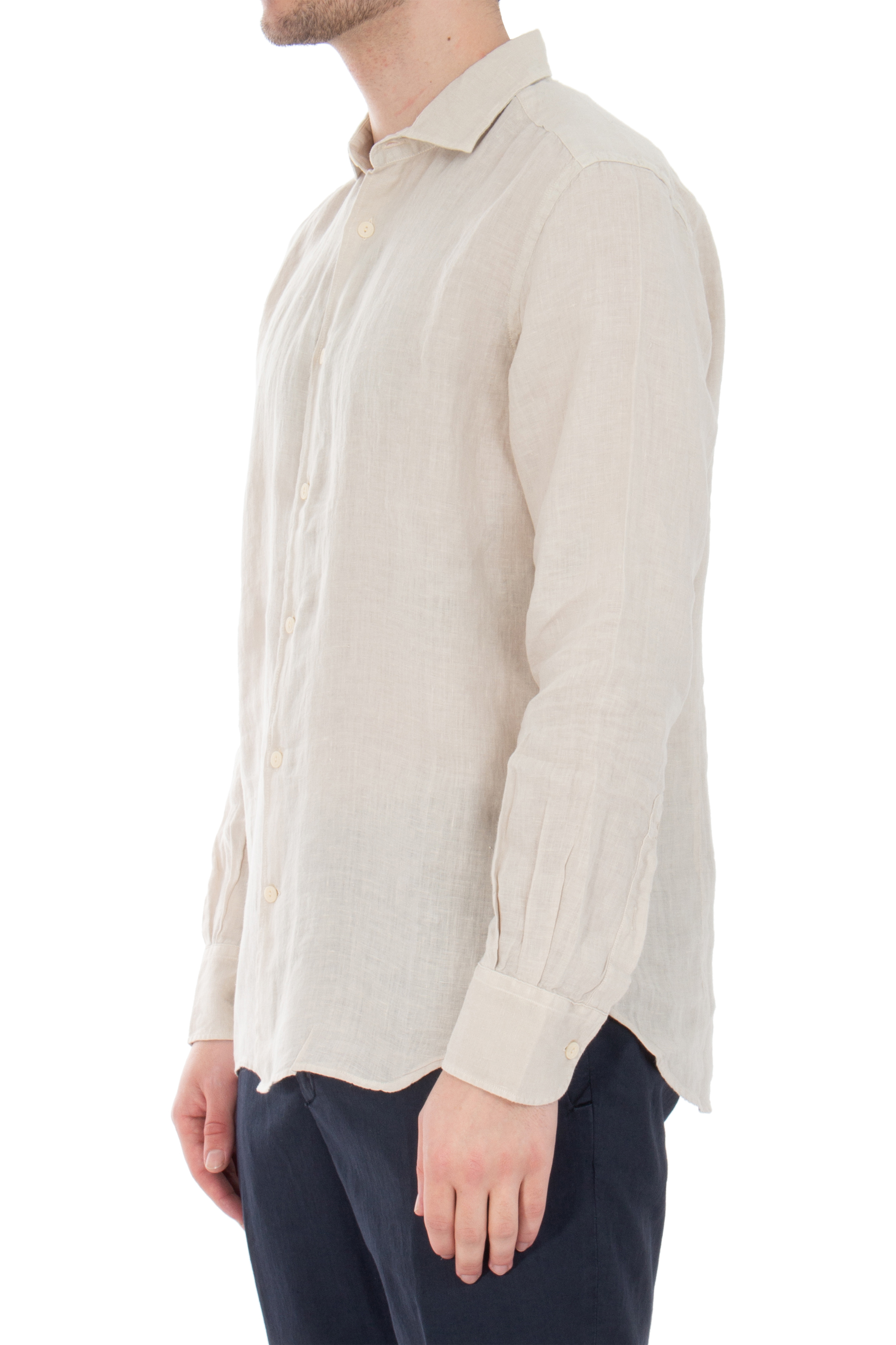 MC 2 SAINT BARTH Linen Shirt Pamplona