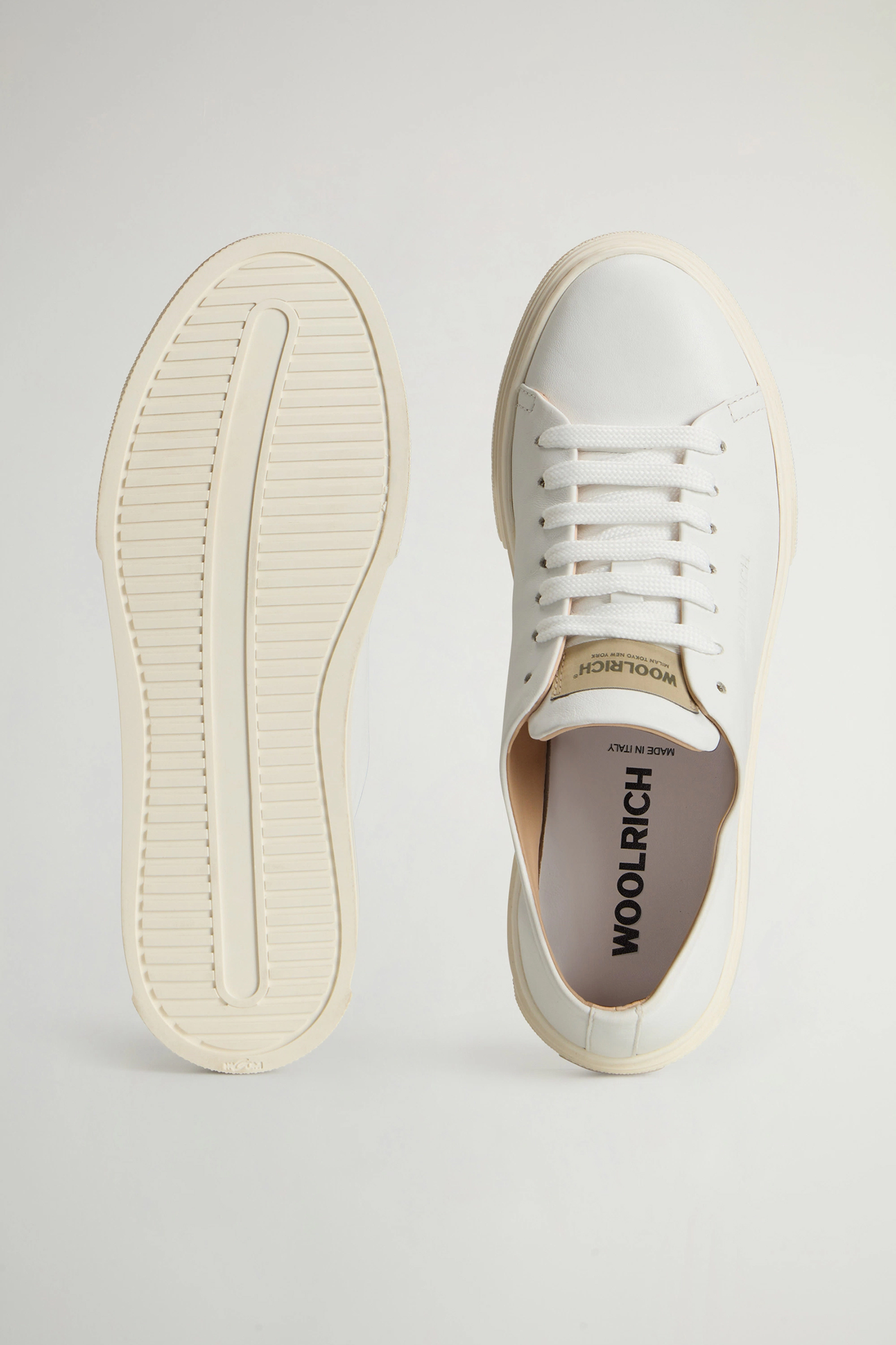 WOOLRICH Leather Sneakers Cloud Court