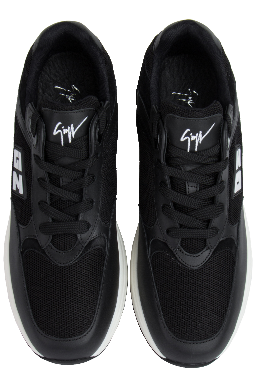 GIUSEPPE ZANOTTI Mesh & Leather Sneakers GZ Runner