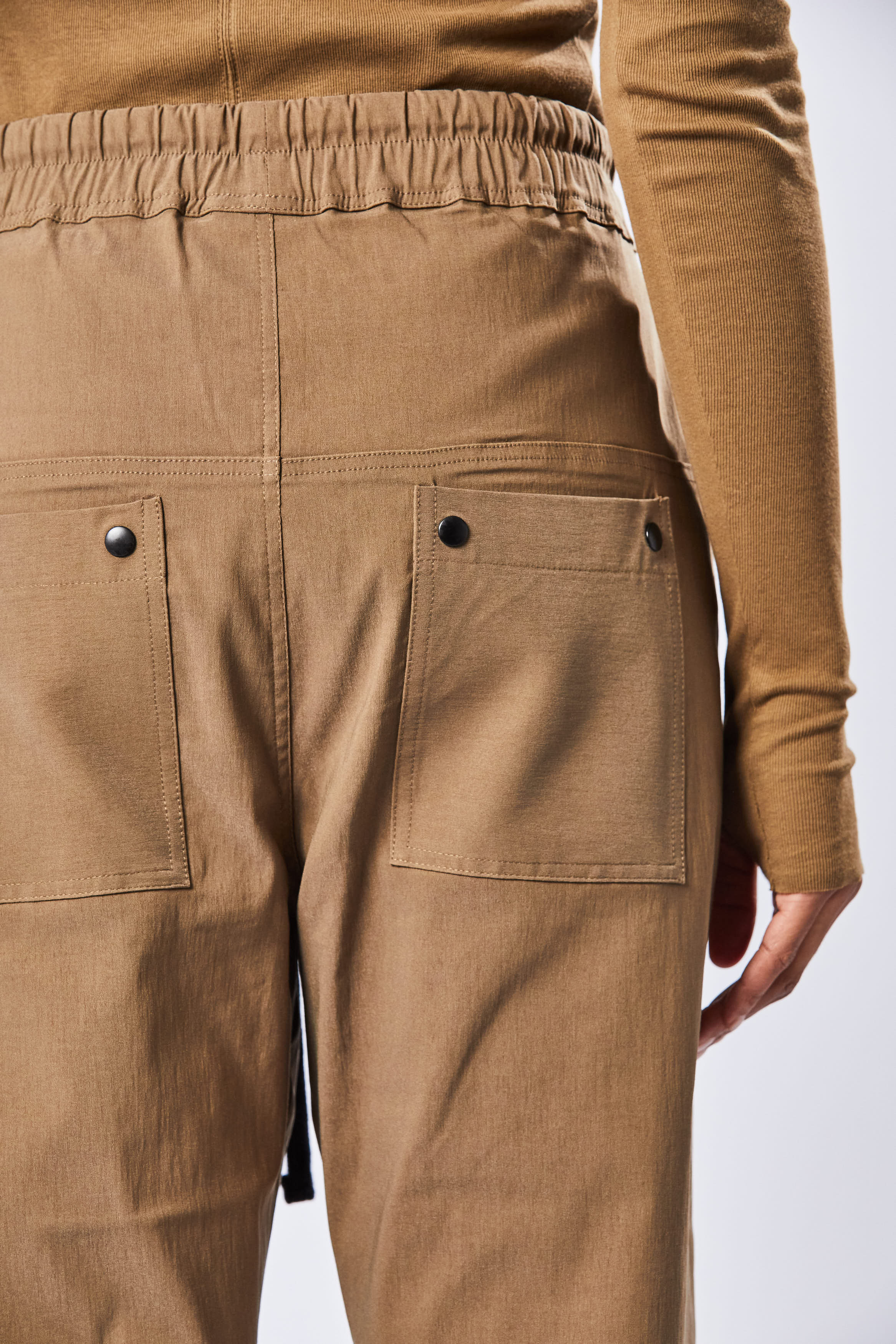 THOM KROM Stretch Fabric Dropped Crotch Pants