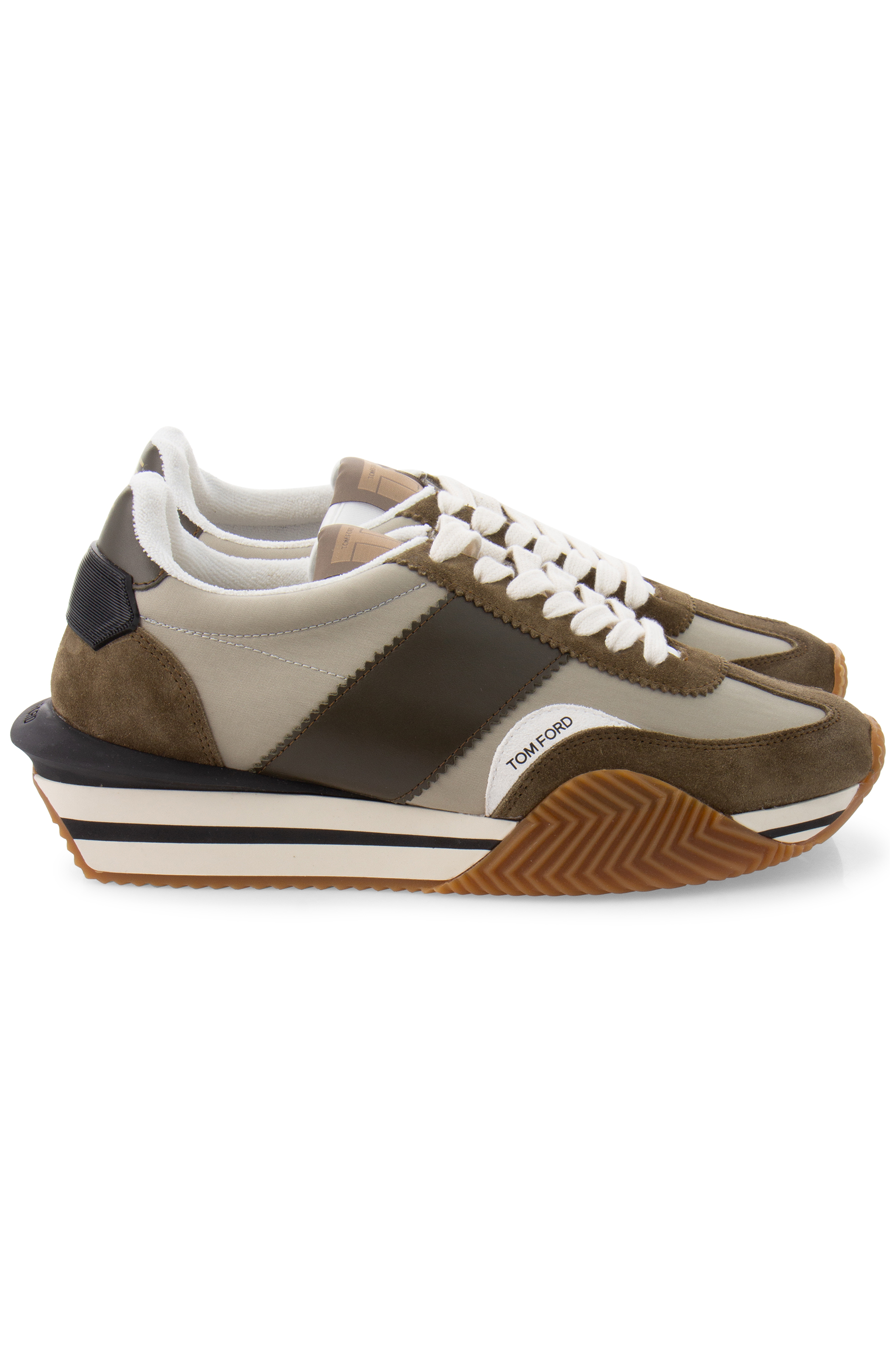 TOM FORD Paneled Nylon & Suede Sneakers James 