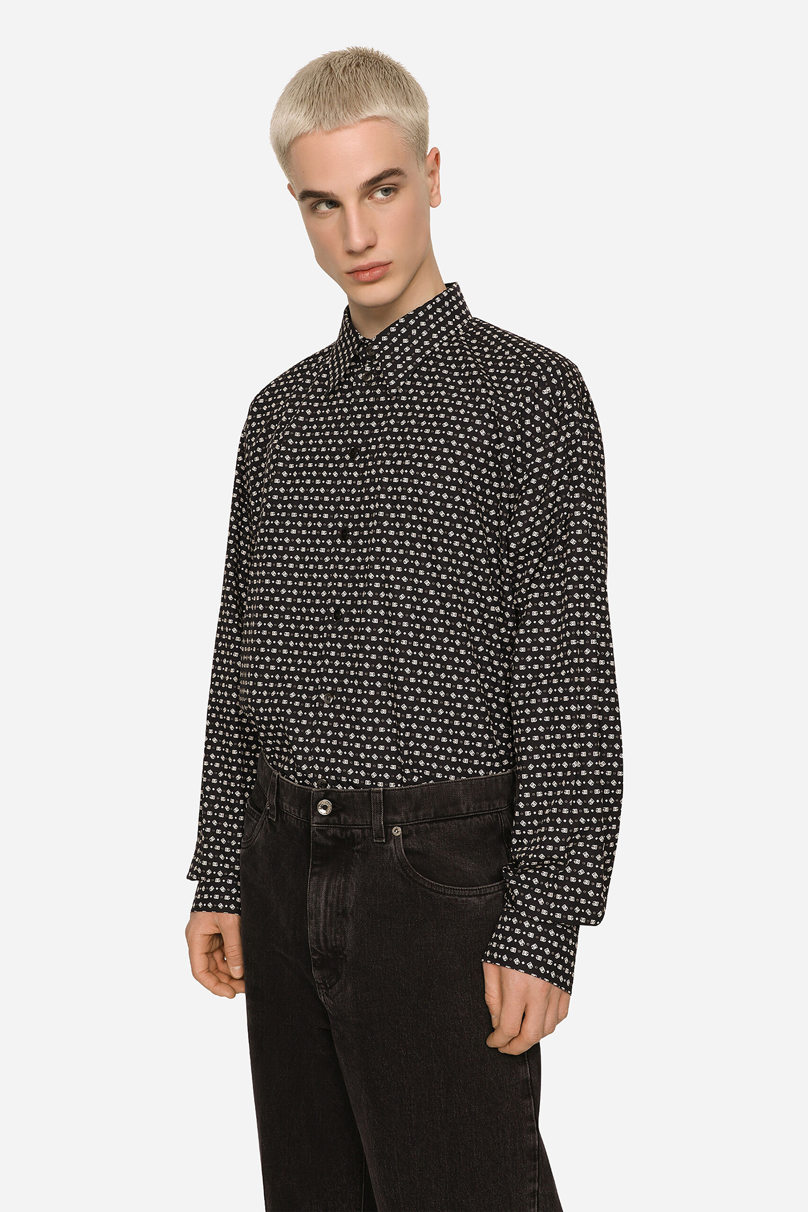 DOLCE & GABBANA Patterned Poplin Shirt