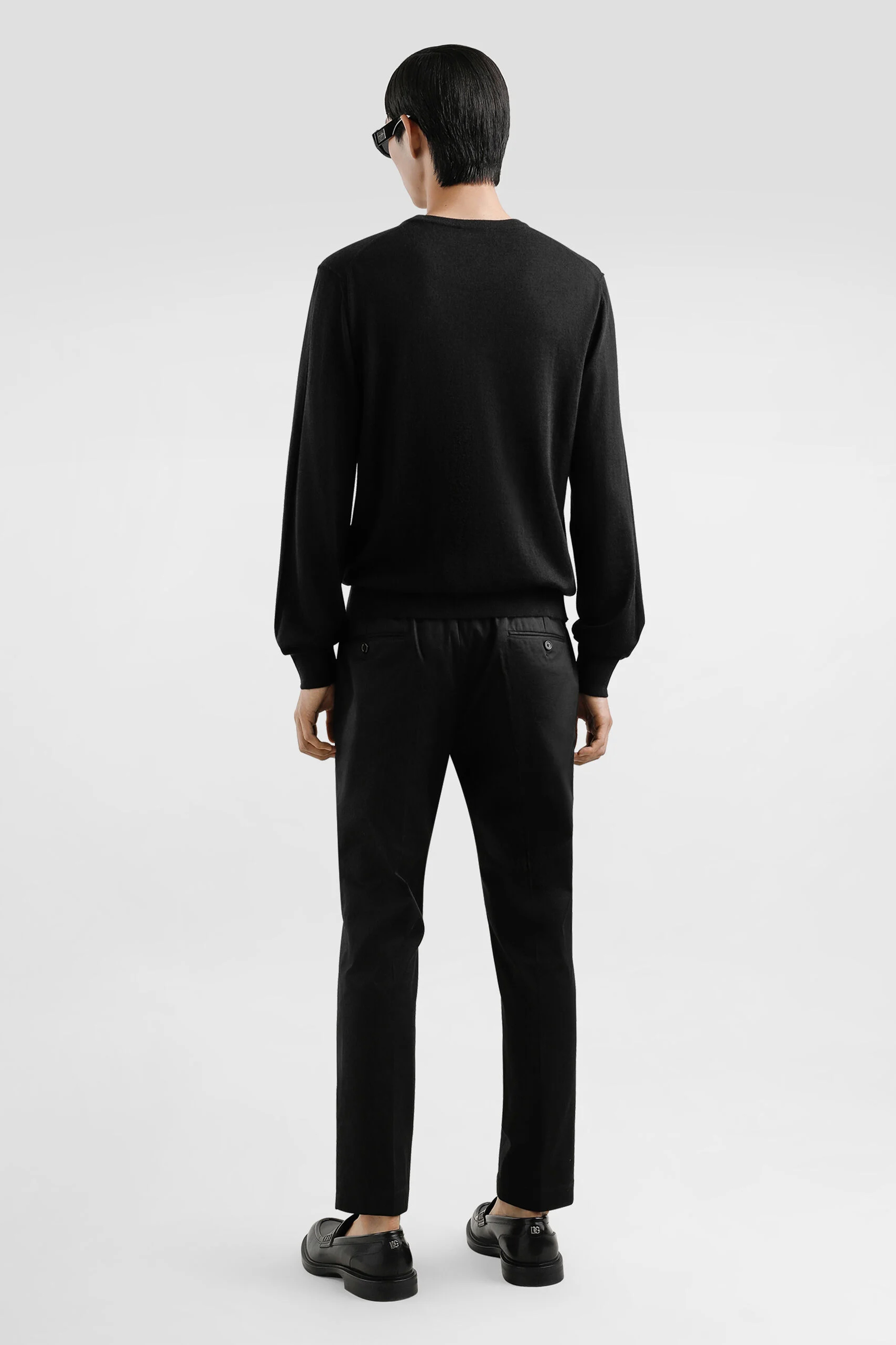 DOLCE & GABBANA Sartorial Stretch Cotton Gabardine Pants