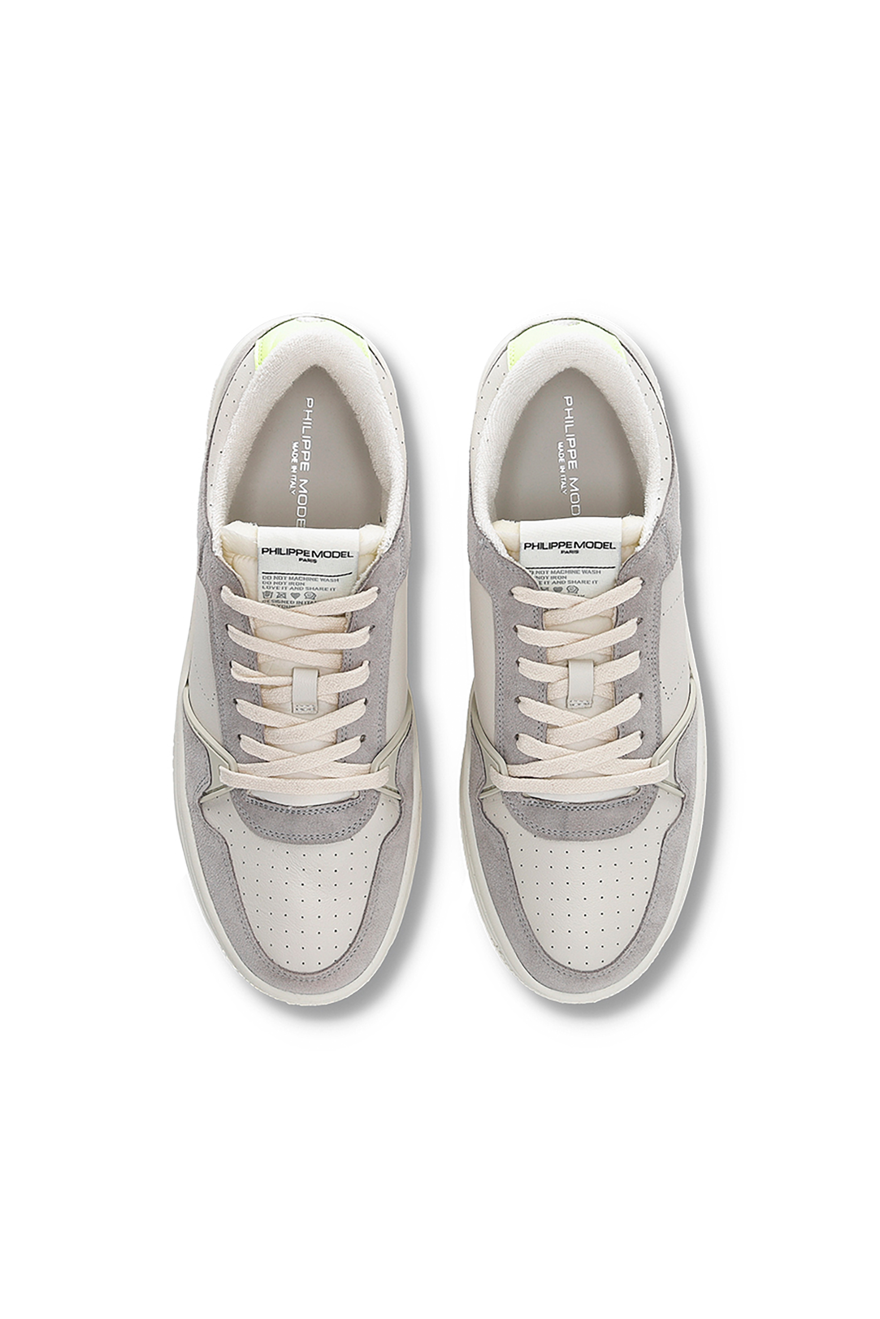 PHILIPPE MODEL Leather & Suede Sneakers La Grande Low