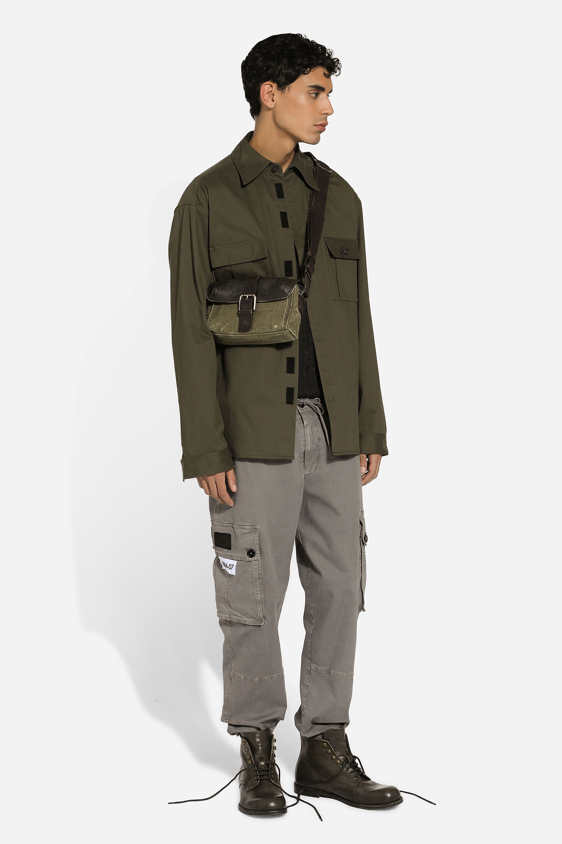 DOLCE & GABBANA Cotton Stretch Cargo Pants