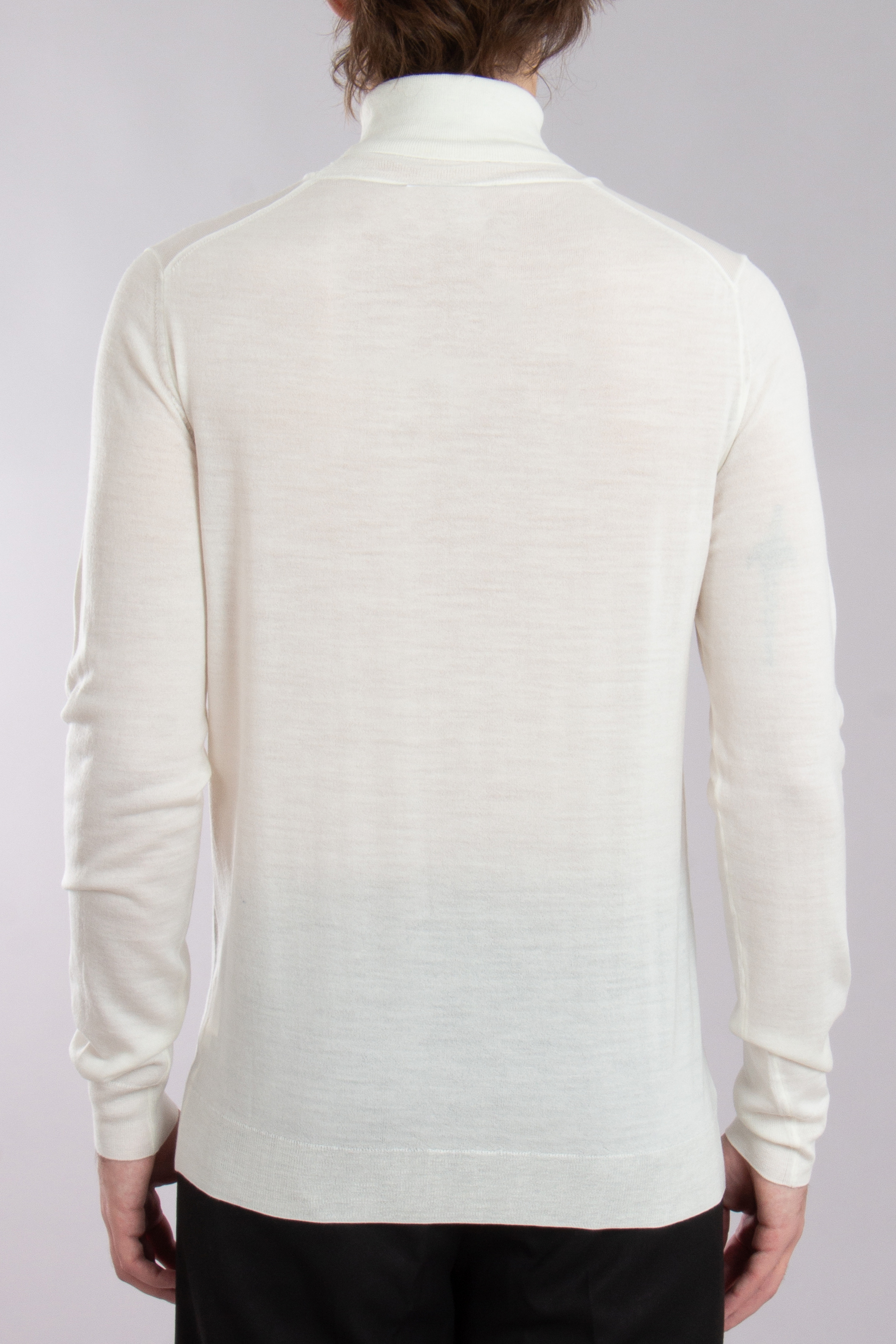 AIDA BARNI Lightweight Wool Turtleneck Sweater