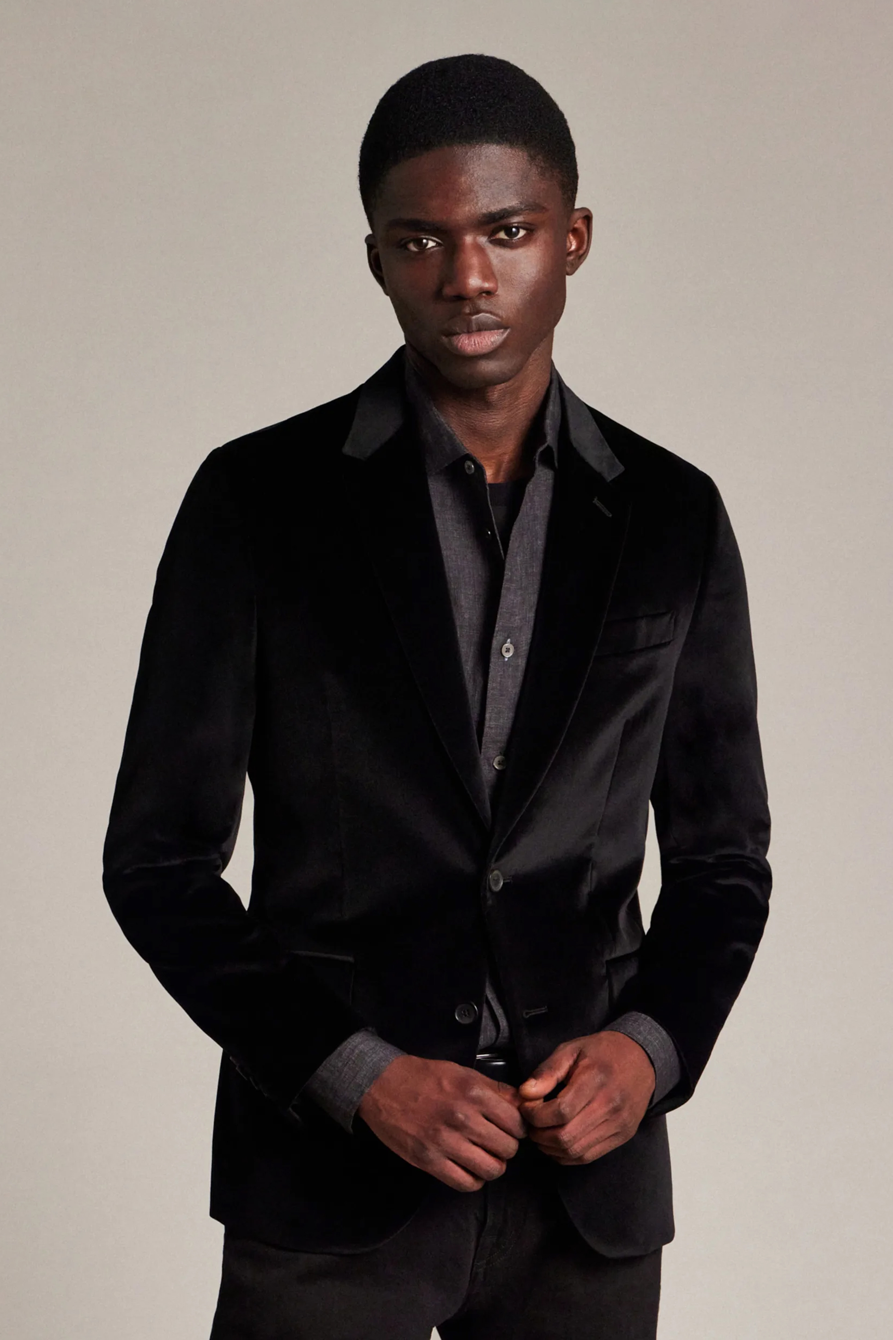 PAUL SMITH Tailored-Fit Organic Cotton Velvet Jacket