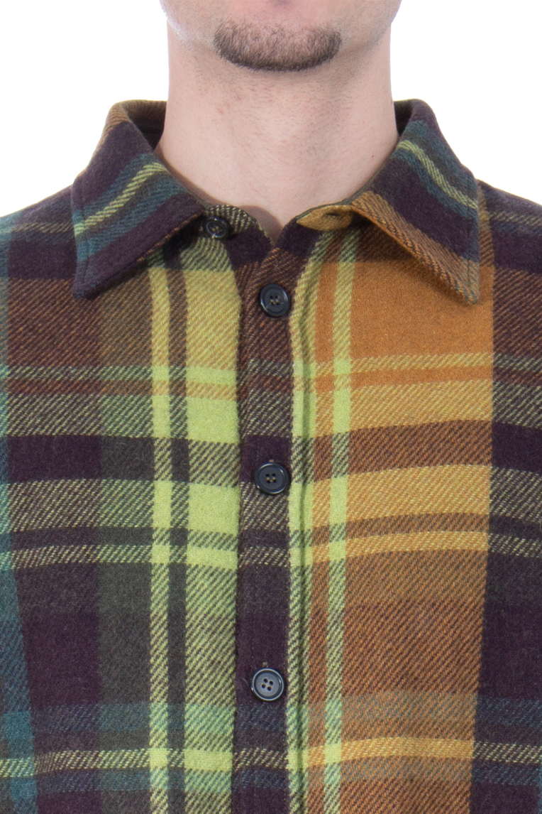 DSQUARED2 Wool Blend Flannel Shirt Timberman