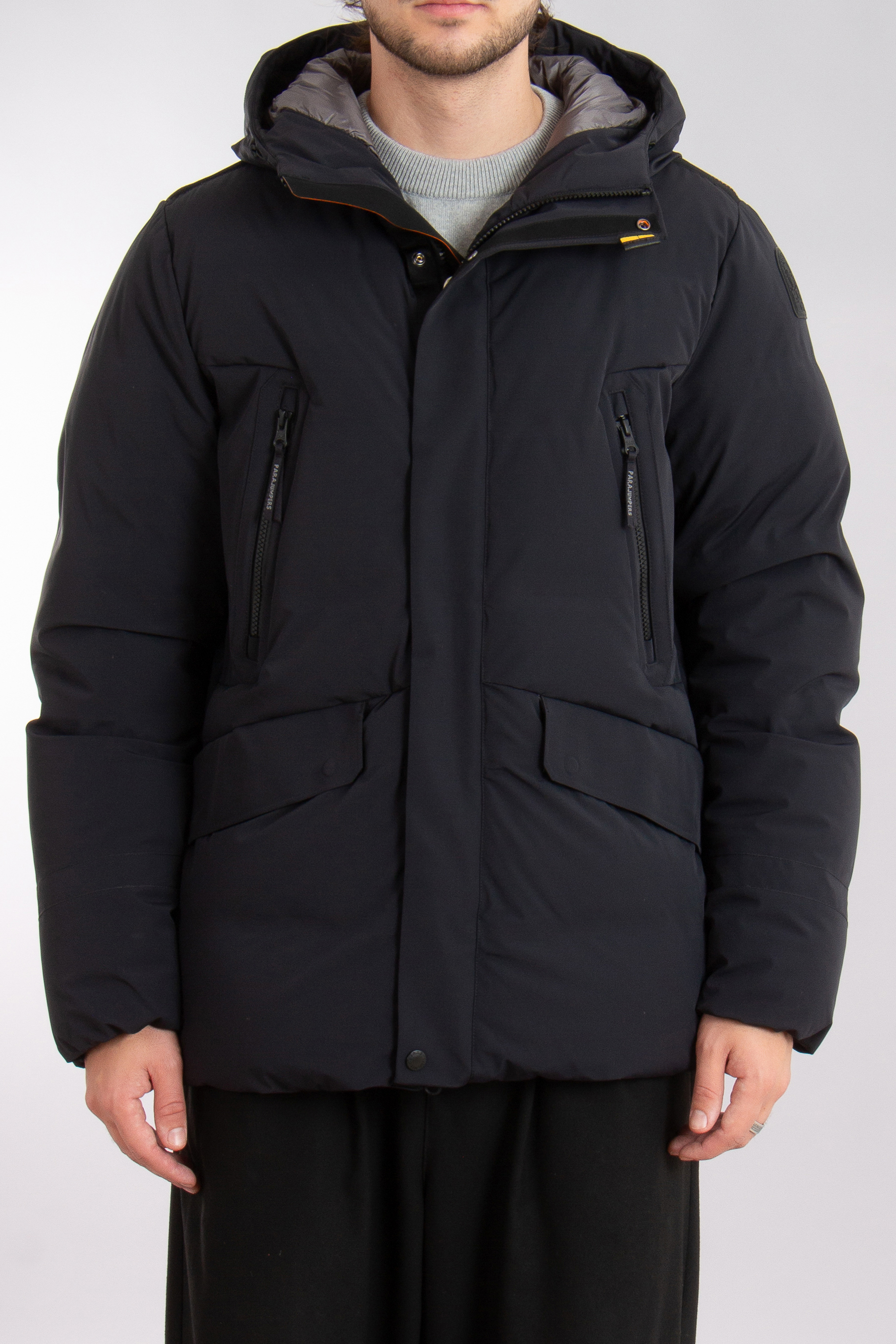 PARAJUMPERS Nylon Blend Stretch Hooded Down Jacket Kazu