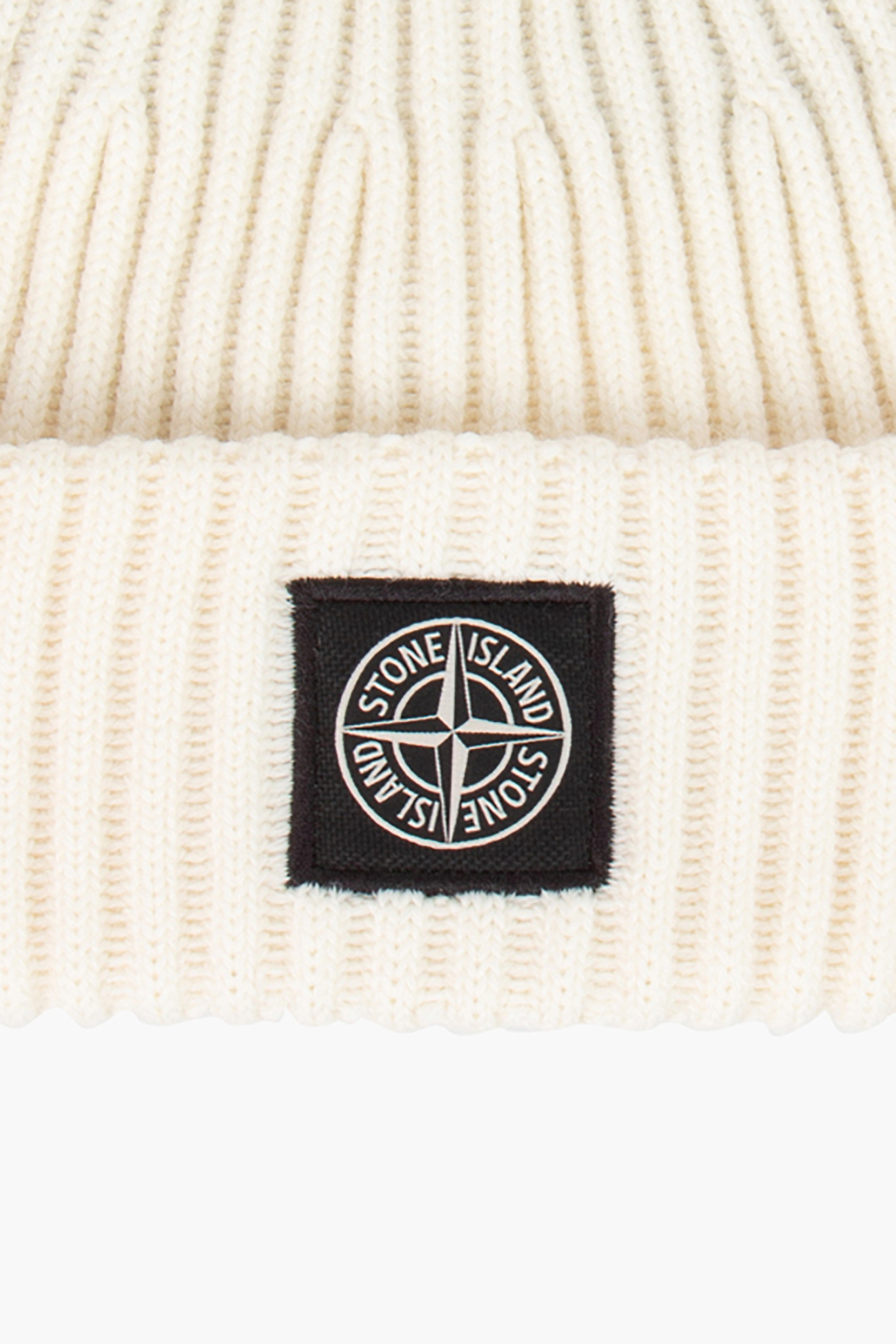 STONE ISLAND Full Rib Wool Beanie 