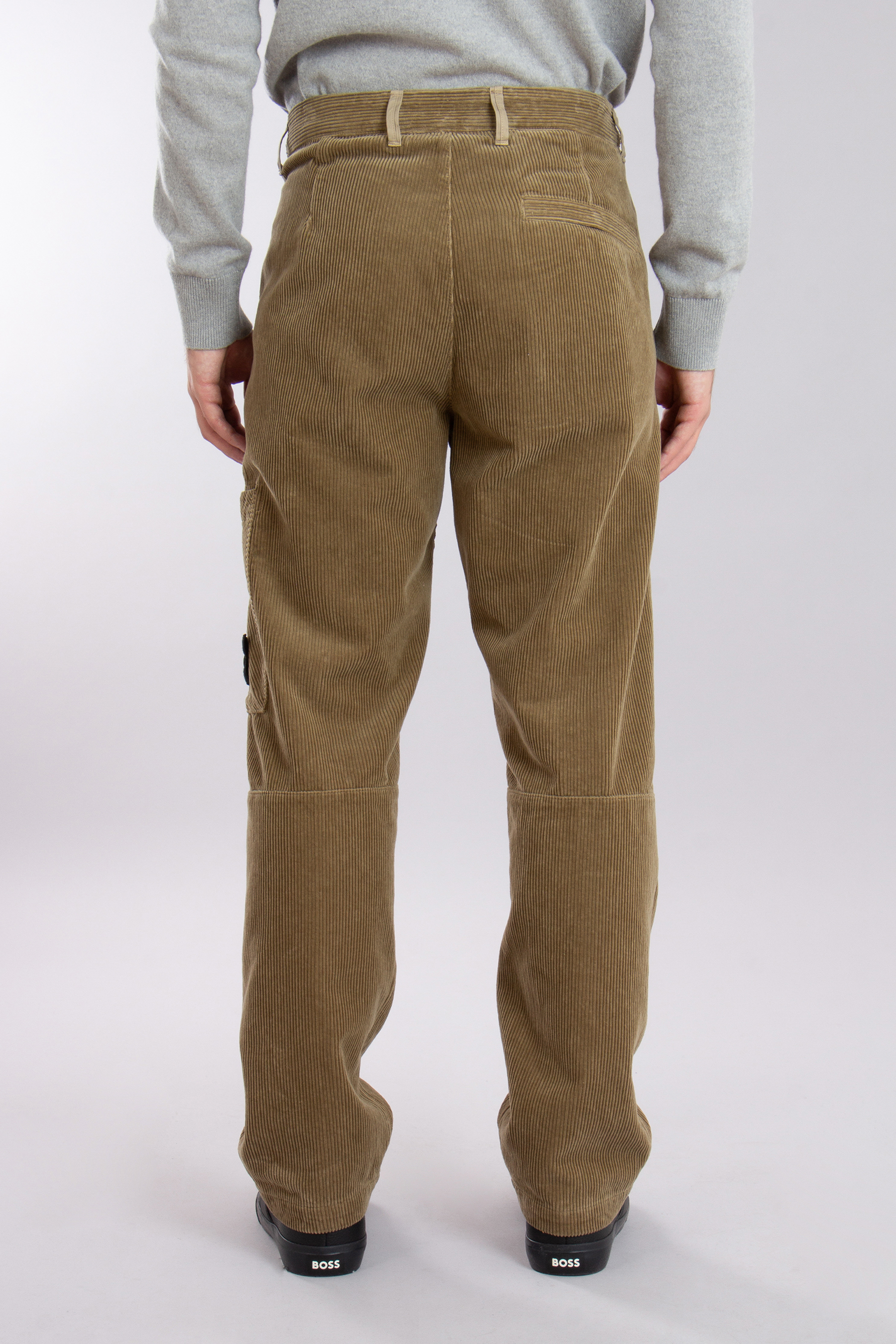 STONE ISLAND Organic Cotton Corduroy 800 Cargo Pants