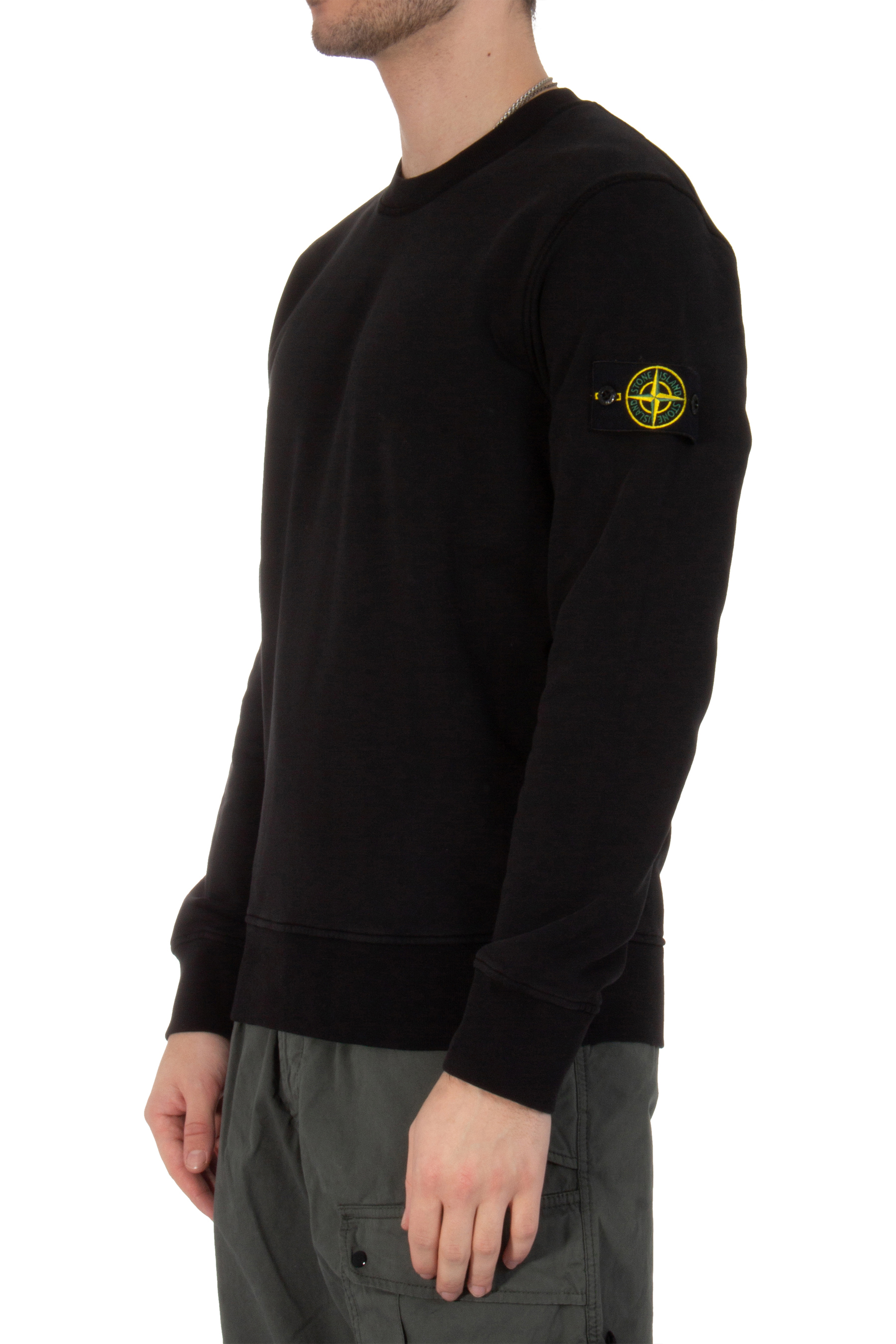 STONE ISLAND Cotton Crew Neck Sweatshirt