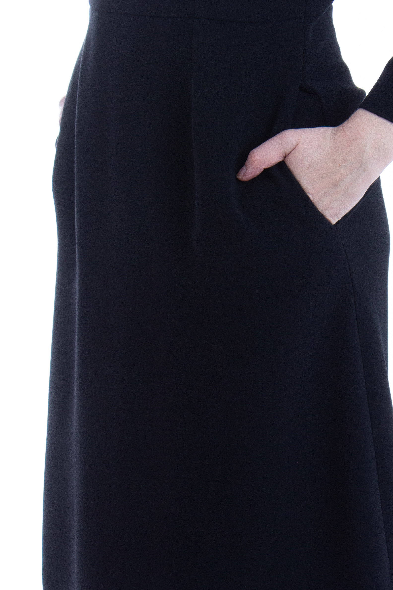 ASPESI Lined Dress With Seam Pockets