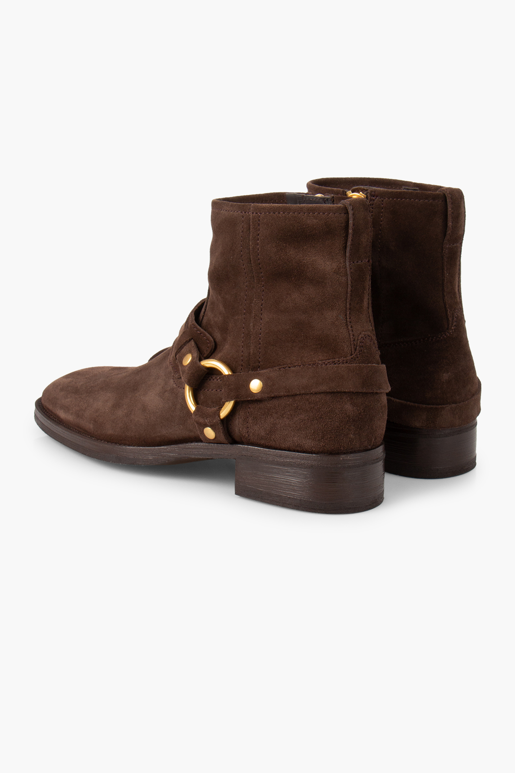 TOM FORD Suede Western Ankle Boots