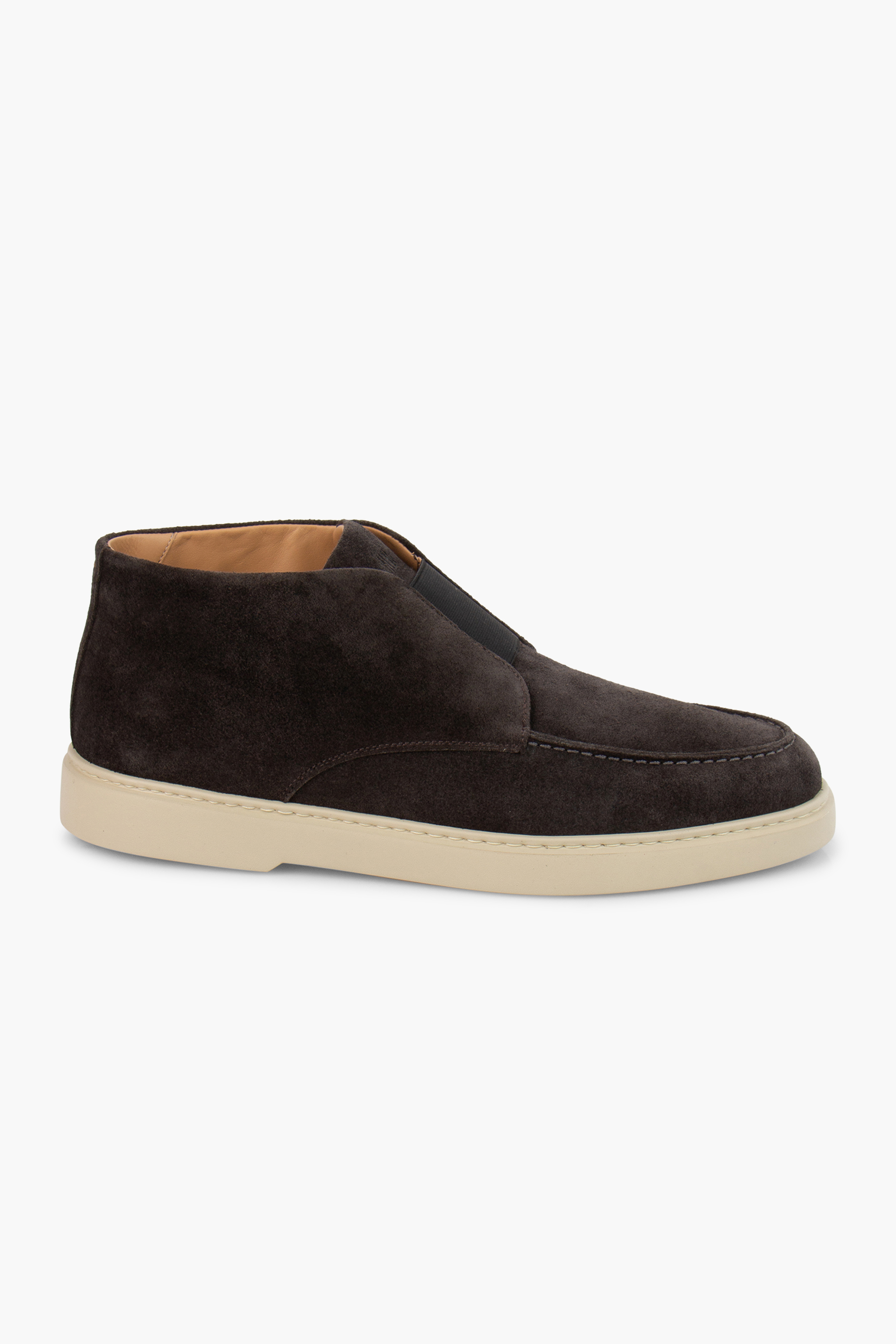 FABIANO RICCI Suede Slip On Mid Loafers