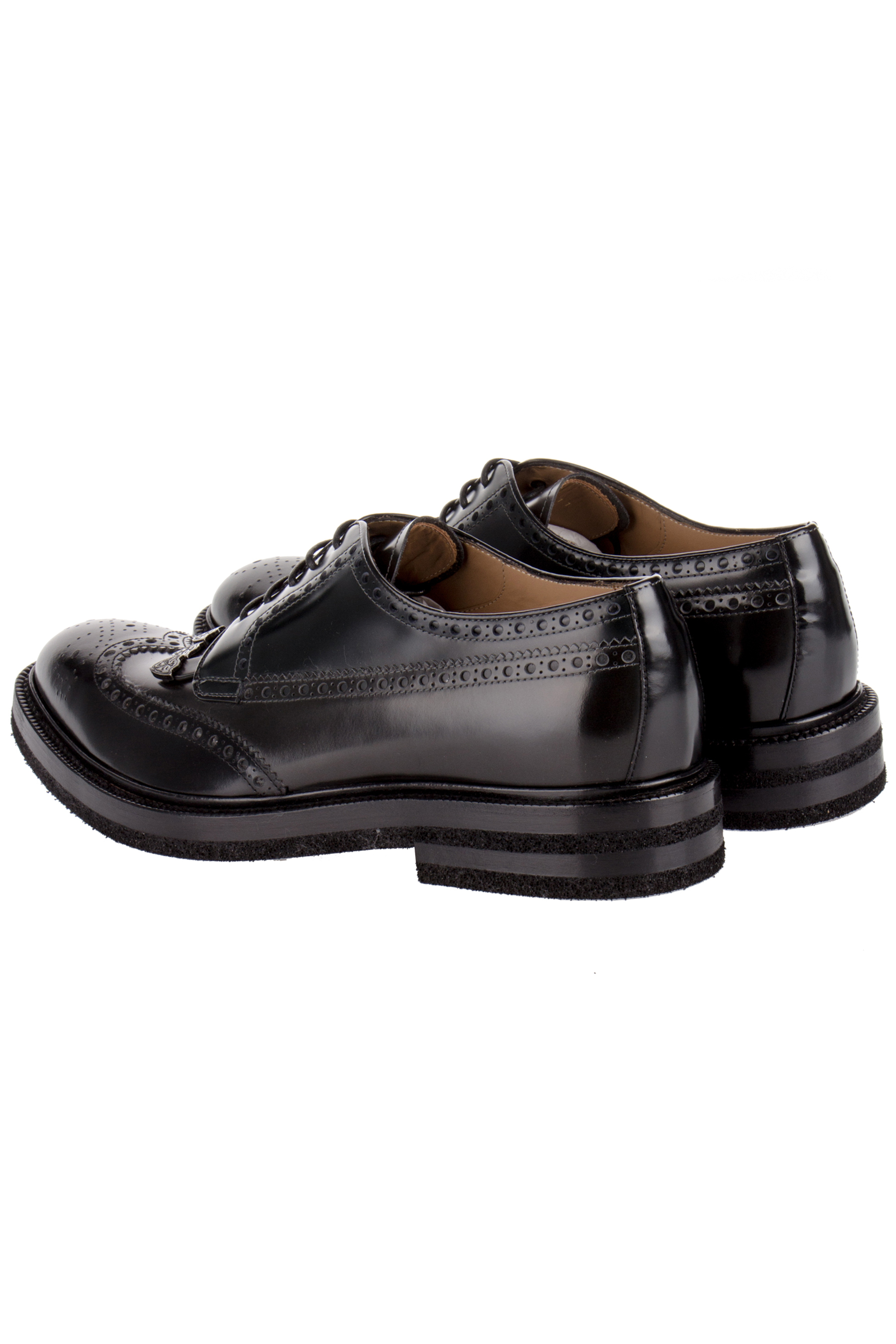 EMPORIO ARMANI Laced Derby Shoes with Metal Details