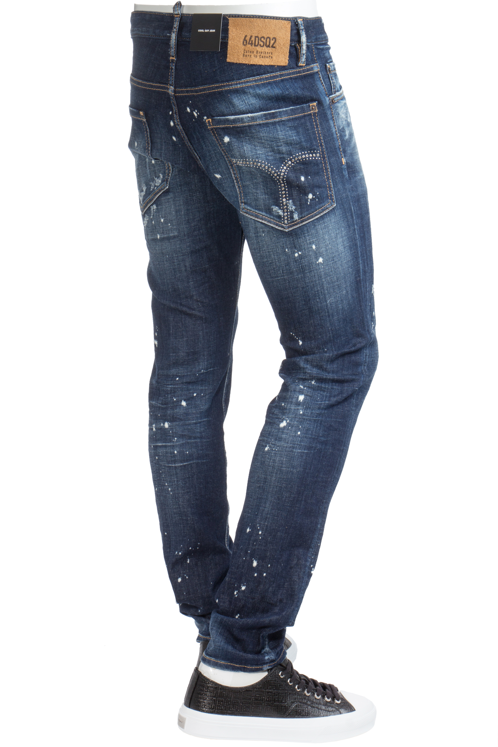 DSQUARED2 Cotton Stretch Denim Cool Guy Jeans