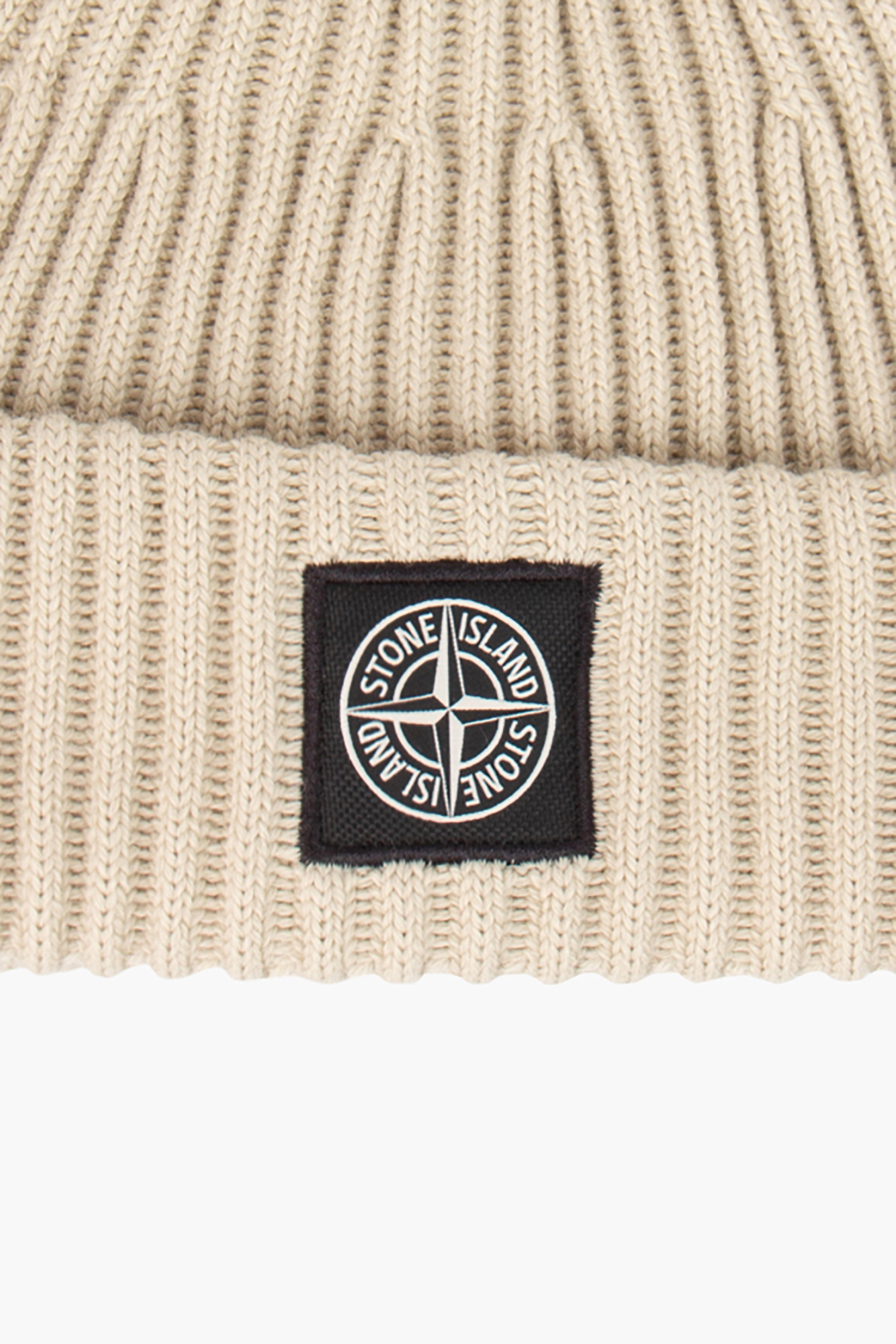 STONE ISLAND Full Rib Wool Beanie 