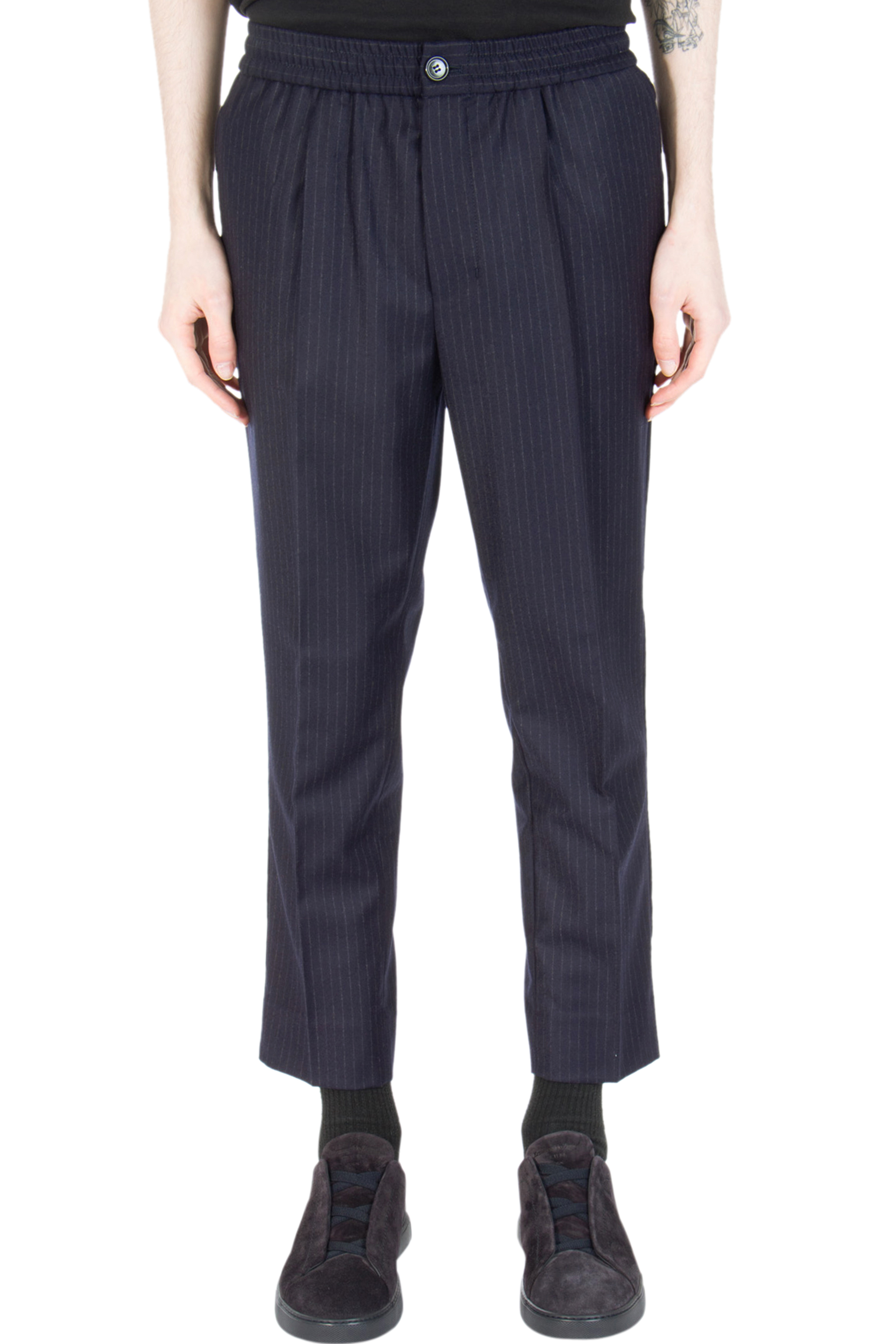 AMI PARIS Pinstripe Virgin Wool Pants