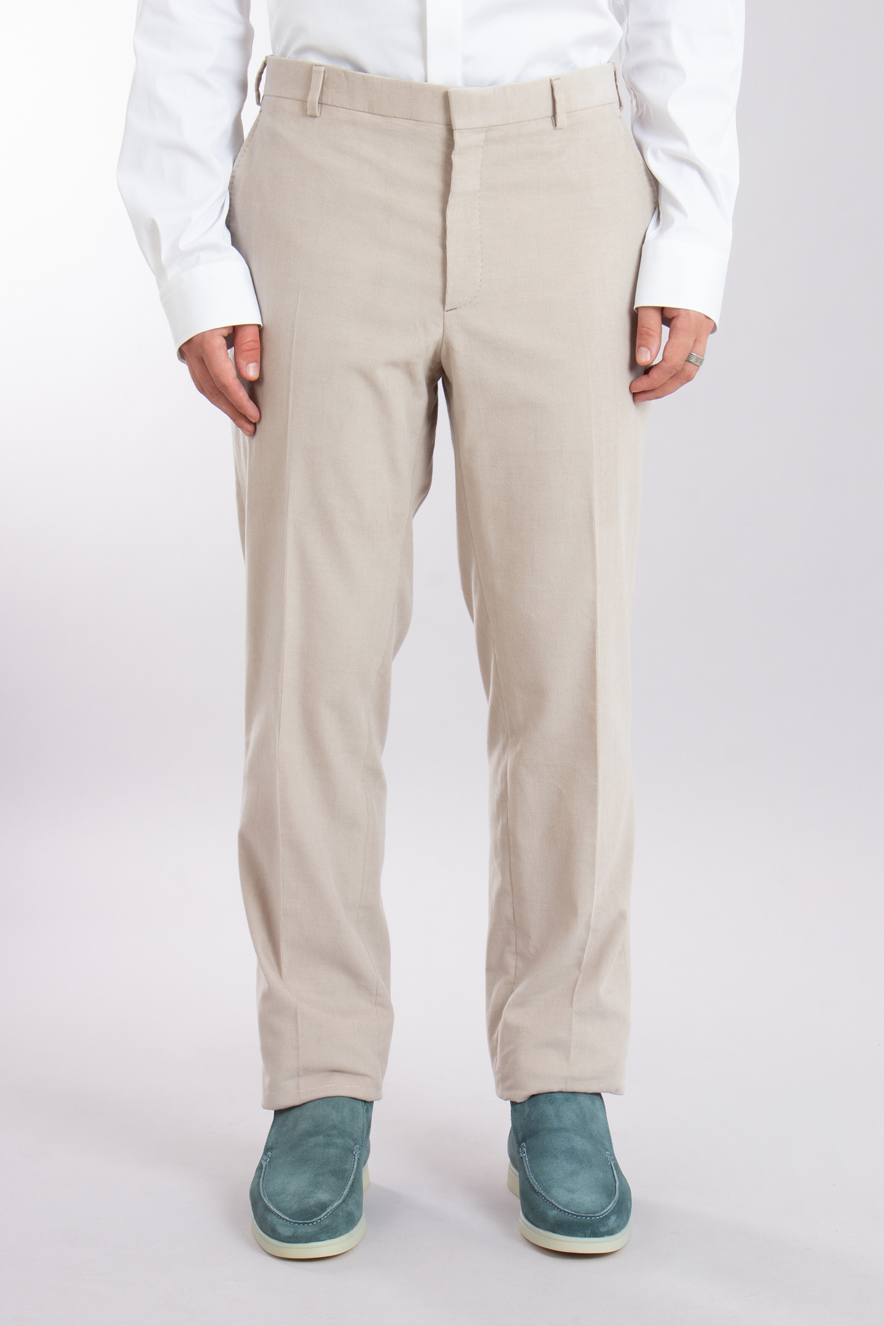 BRIONI Loose Fit Cotton-Cashmere-Corduroy Suit Trevi