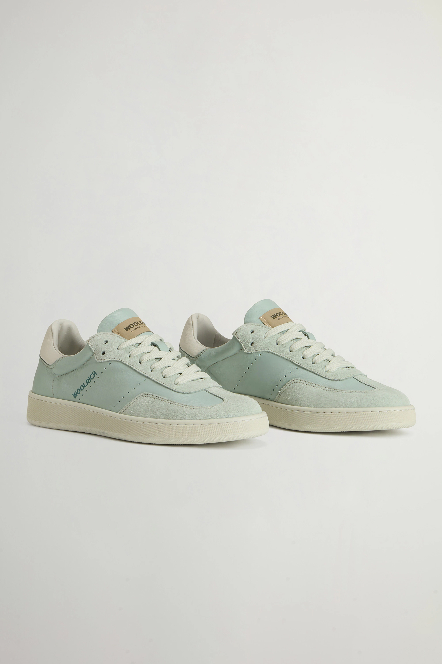 WOOLRICH Leather & Suede Sneakers Swing Court