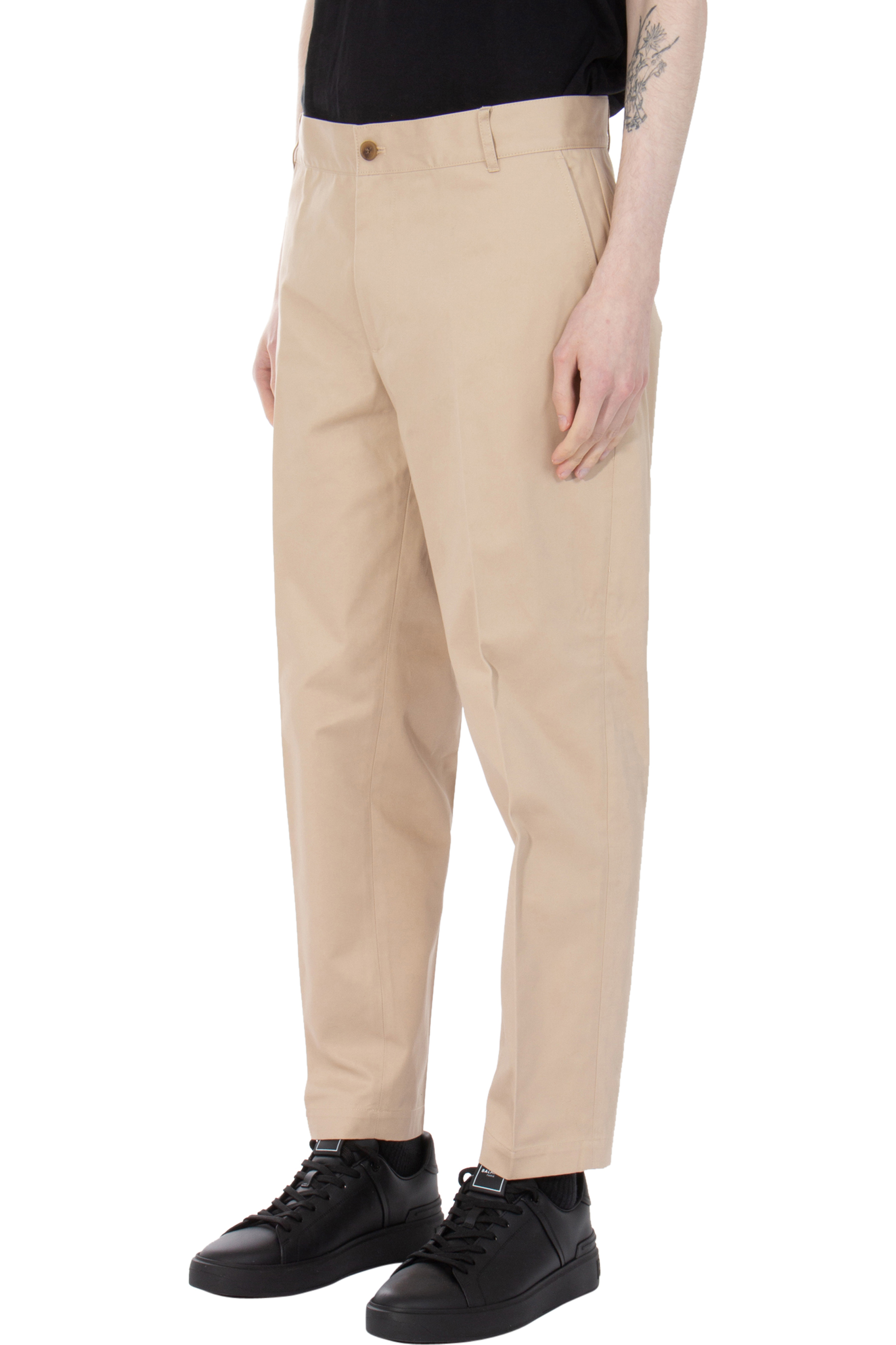 MAISON KITSUNÉ Cotton Gabardine Chino Pants