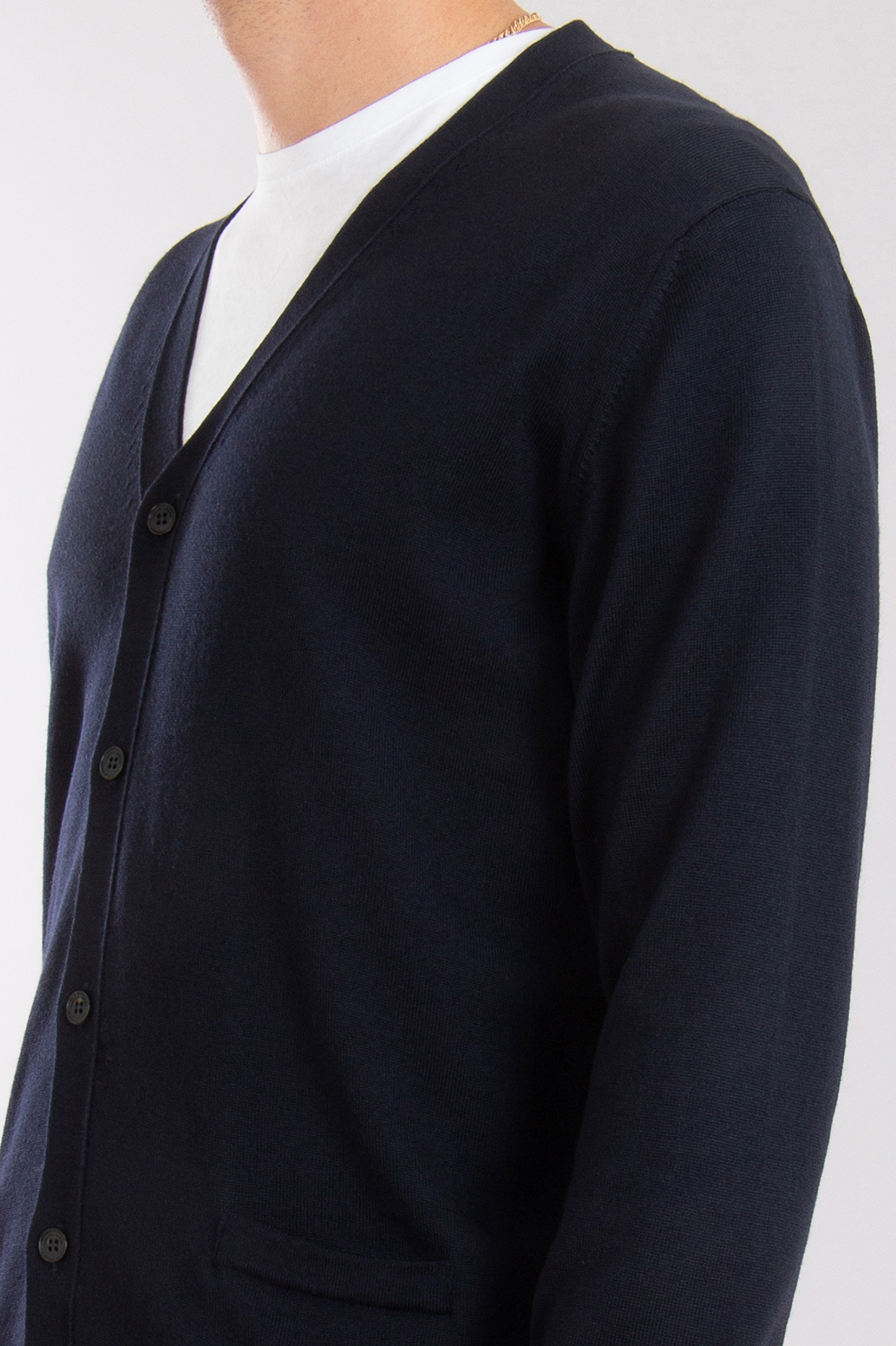 ROBERTO COLLINA Lightweight Extrafine Wool Cardigan