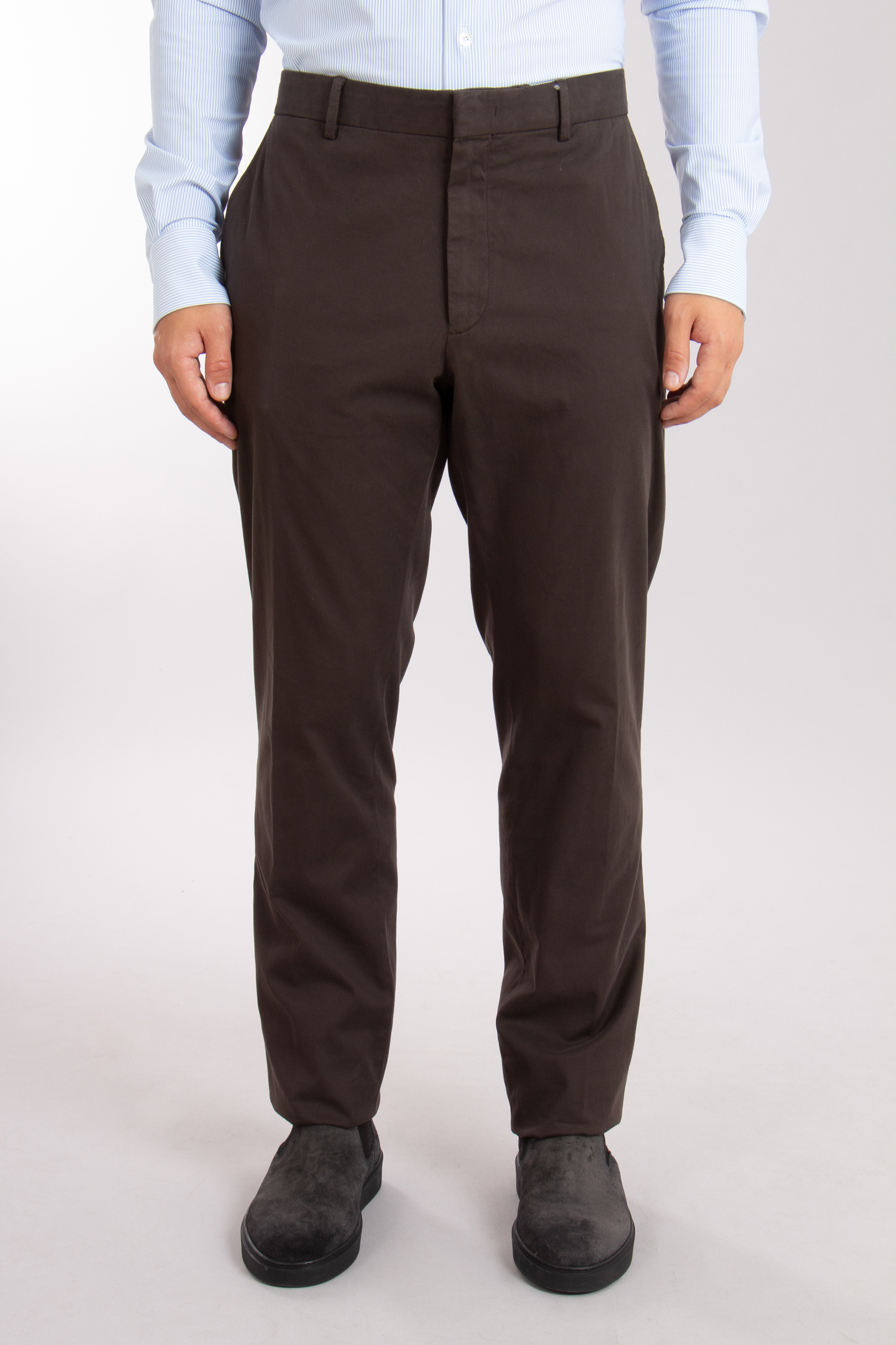 ZEGNA Premium Cotton Stretch Pants