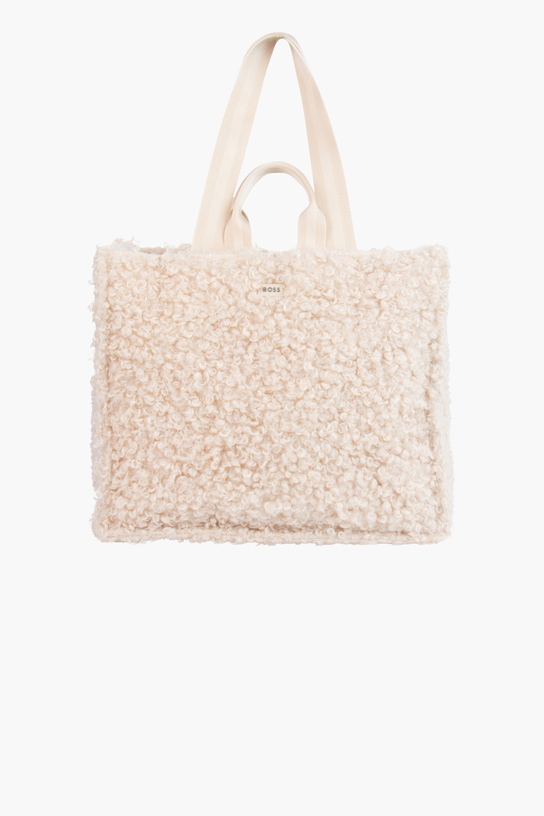 BOSS Faux Fur Tote Bag Deva